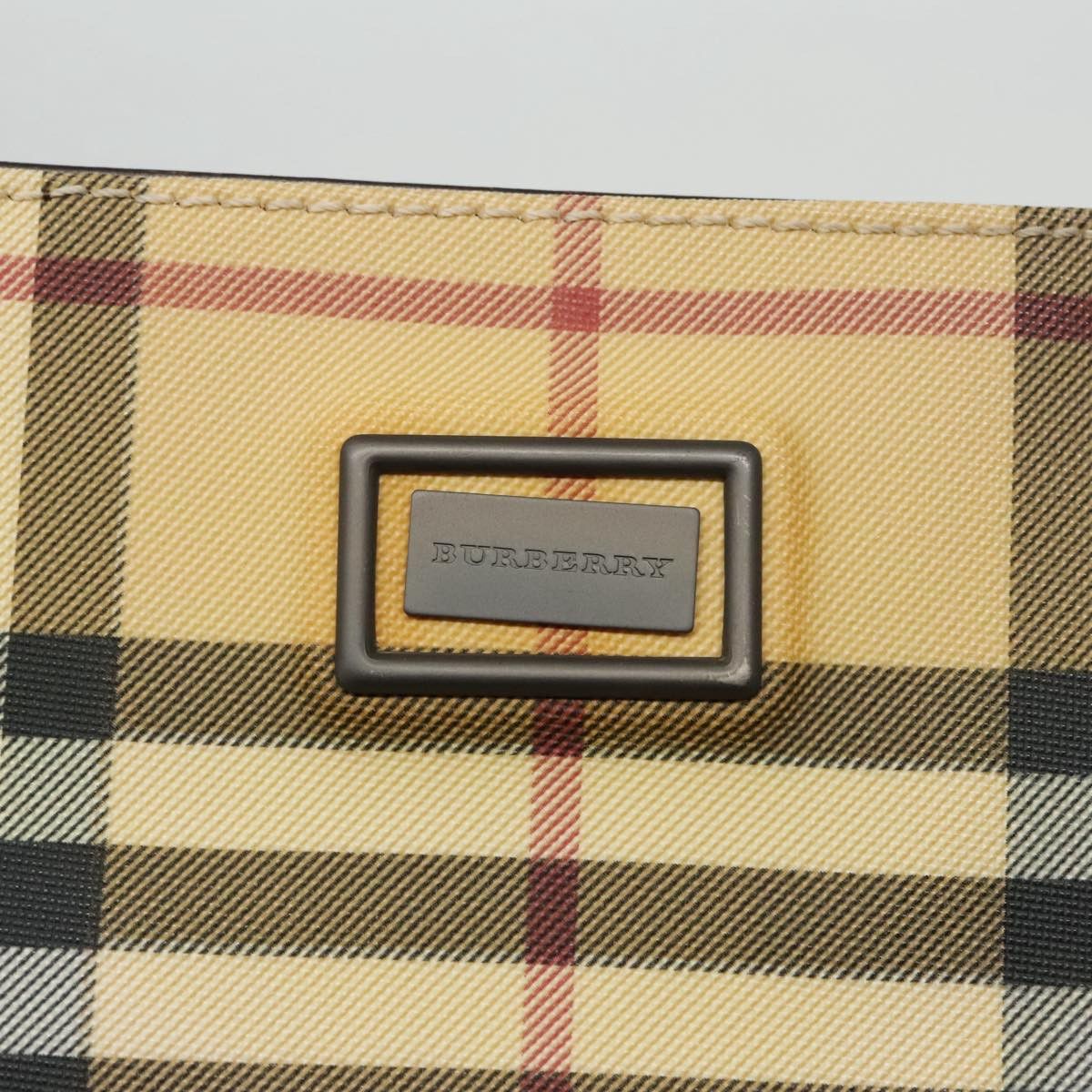 Burberry Nova Check Beige Canvas Handbag (Pre-Owned) Size ONE SIZE - 11 Thumbnail