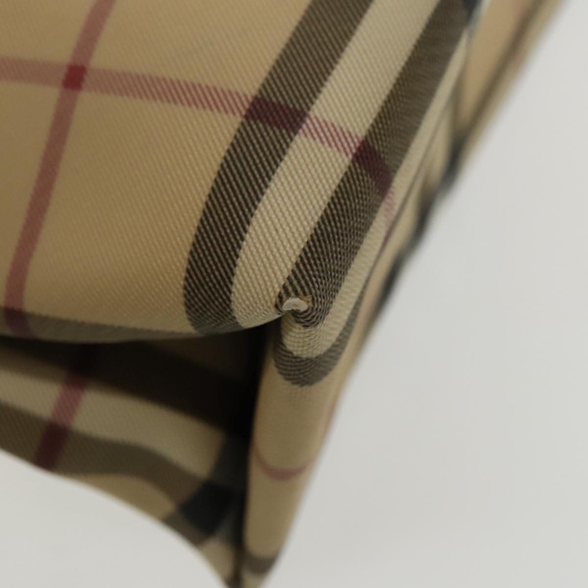 Burberry Nova Check Beige Canvas Handbag (Pre-Owned) Size ONE SIZE - 9 Thumbnail