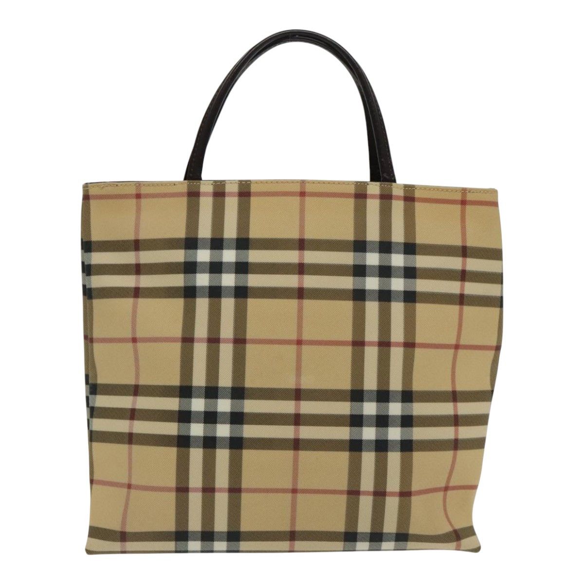 Burberry Nova Check Beige Canvas Handbag (Pre-Owned) Size ONE SIZE - 2 Thumbnail