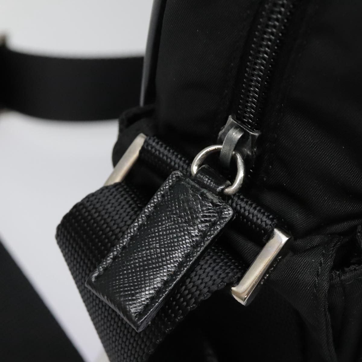 Prada Re-Nylon Black Synthetic Shoulder Bag (Pre-Owned) Size ONE SIZE - 10 Thumbnail