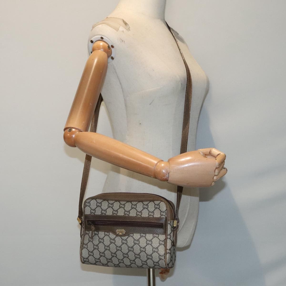 Gucci Beige Canvas Shoulder Bag (Pre-Owned) Size ONE SIZE - 10 Thumbnail