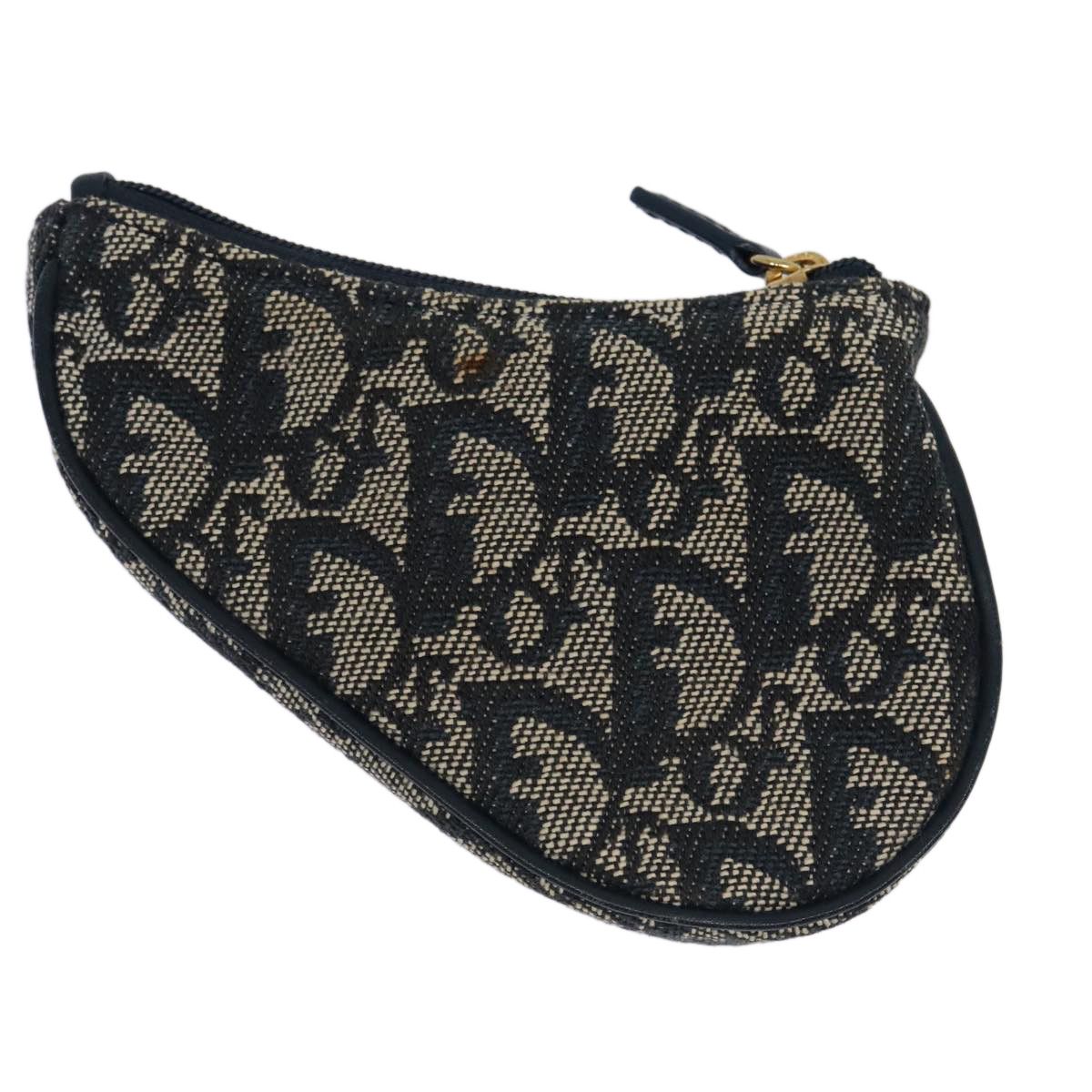 Dior Saddle Navy Canvas Wallet (Pre-Owned) Size ONE SIZE - 2 Thumbnail