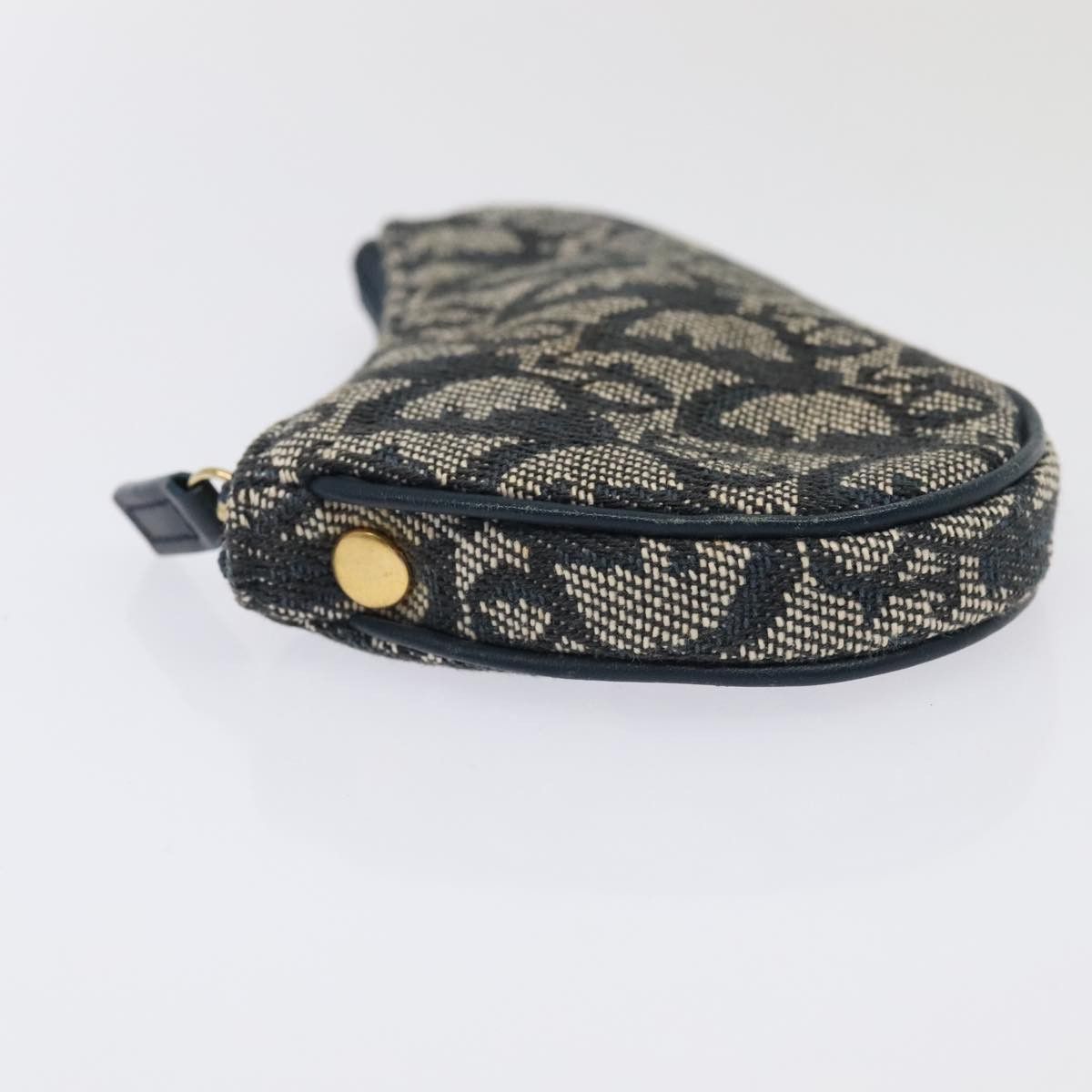 Dior Saddle Navy Canvas Wallet (Pre-Owned) Size ONE SIZE - 4 Thumbnail