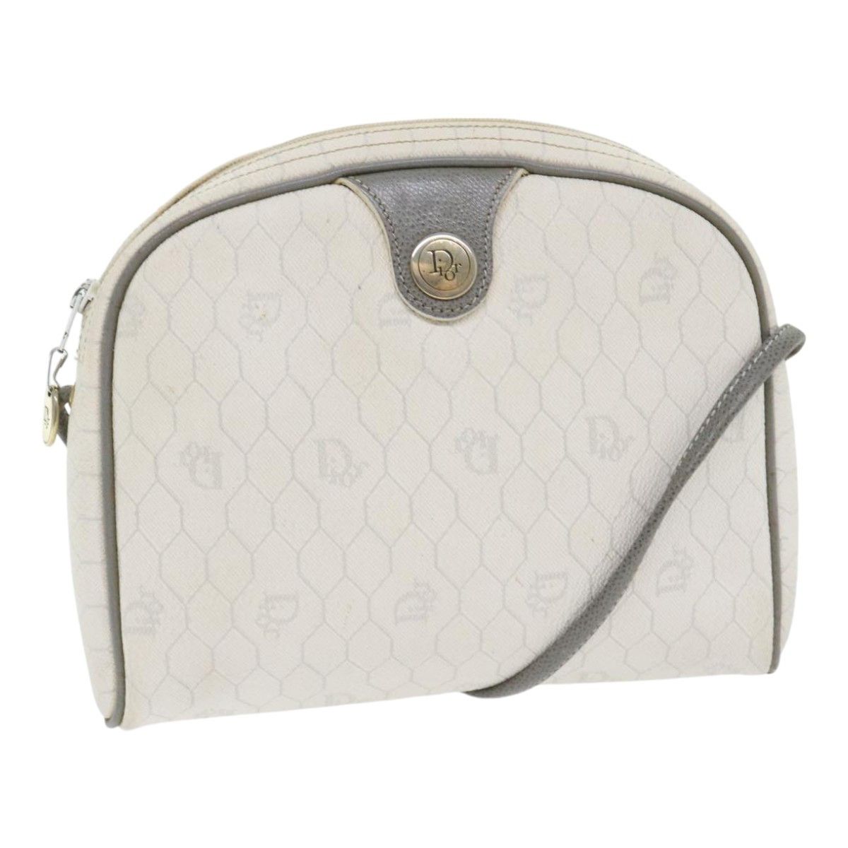 Dior White Canvas Shoulder Bag (Pre-Owned) Size ONE SIZE - 14 Thumbnail