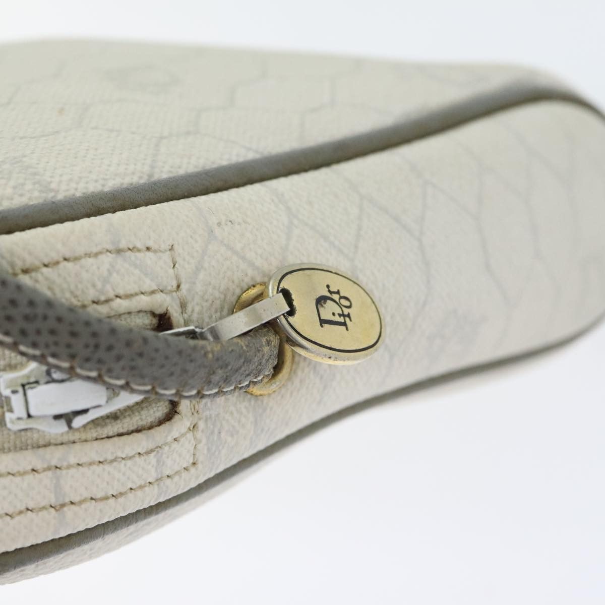 Dior White Canvas Shoulder Bag (Pre-Owned) Size ONE SIZE - 17 Thumbnail