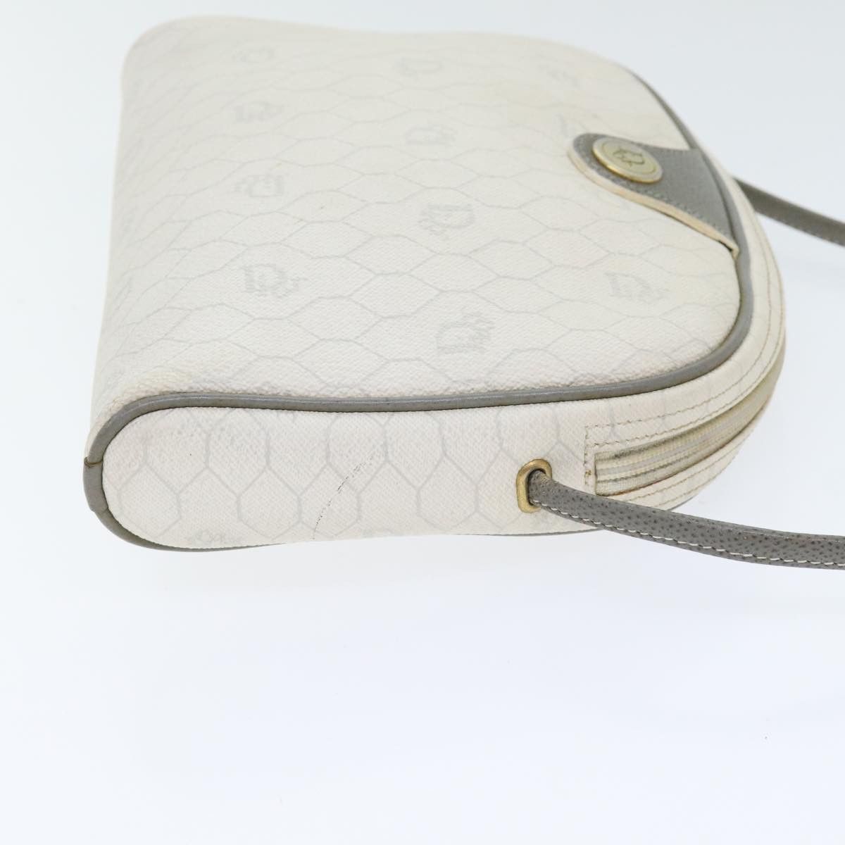 Dior White Canvas Shoulder Bag (Pre-Owned) Size ONE SIZE - 3 Thumbnail