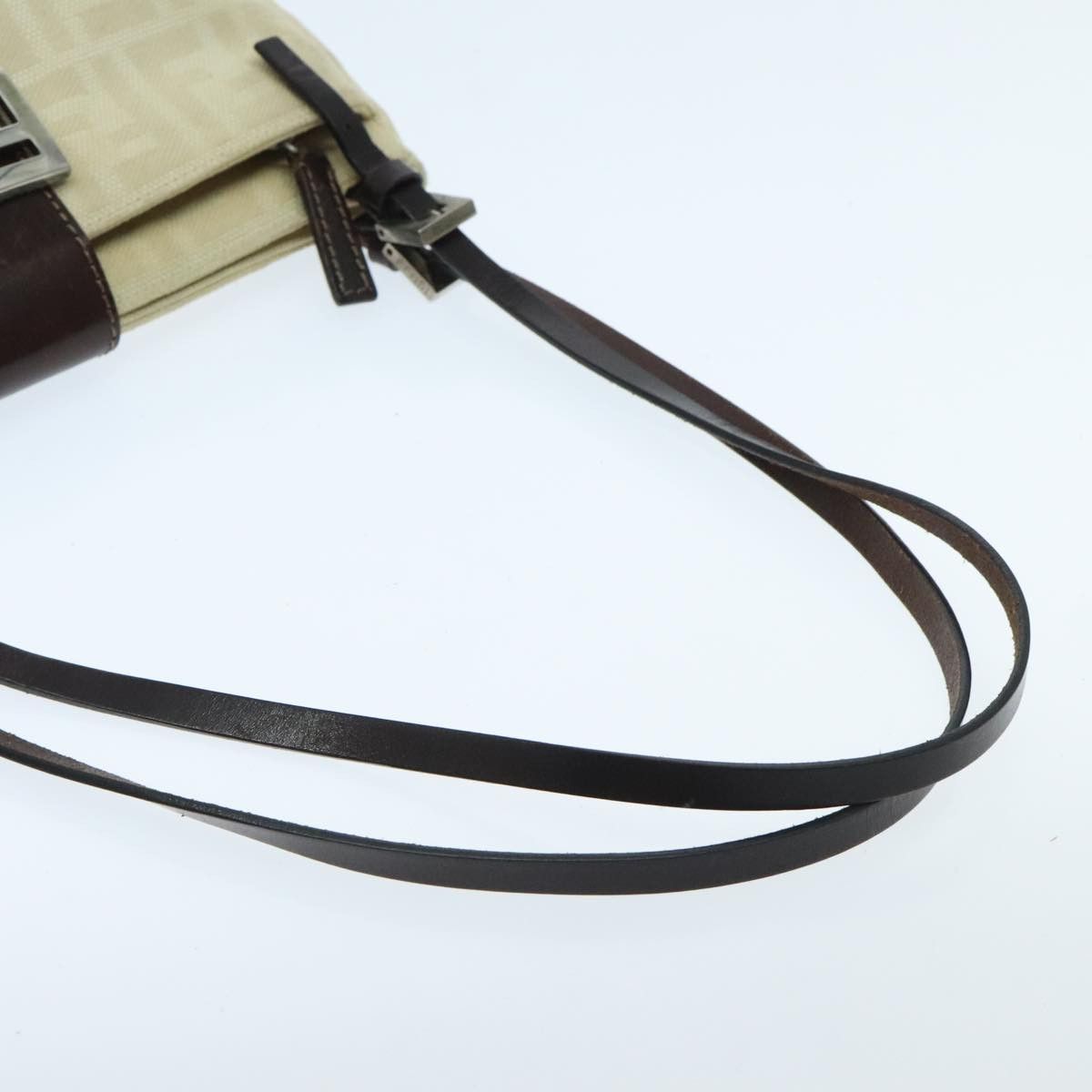 Fendi Mamma Baguette Beige Canvas Shoulder Bag (Pre-Owned) Size ONE SIZE - 5 Thumbnail