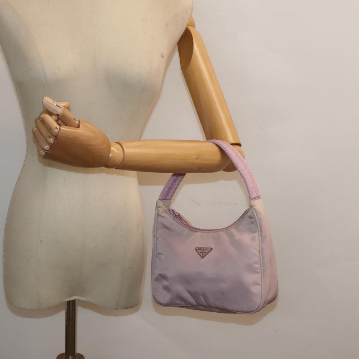 Prada Re-Nylon Pink Synthetic Handbag (Pre-Owned) Size ONE SIZE - 15 Thumbnail