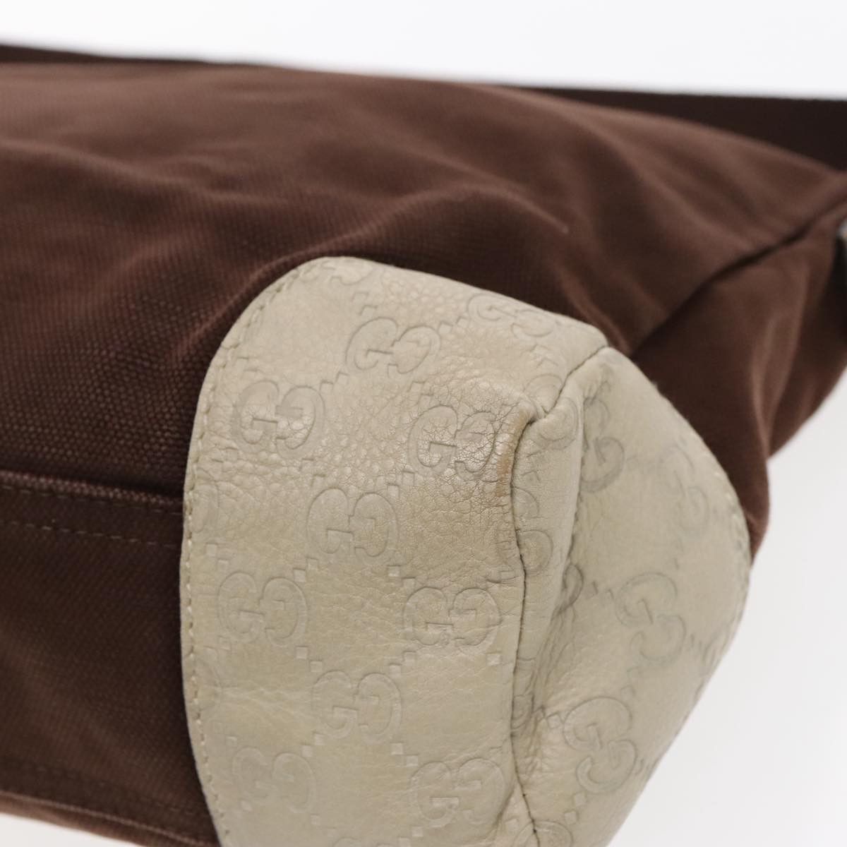 Gucci Brown Canvas Shoulder Bag (Pre-Owned) Size ONE SIZE - 9 Thumbnail