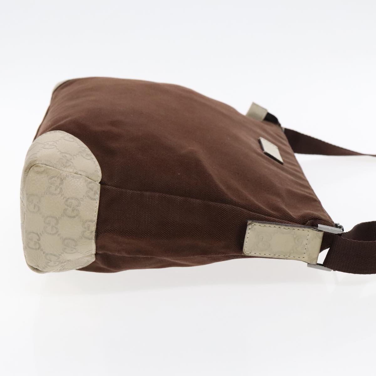 Gucci Brown Canvas Shoulder Bag (Pre-Owned) Size ONE SIZE - 3 Thumbnail