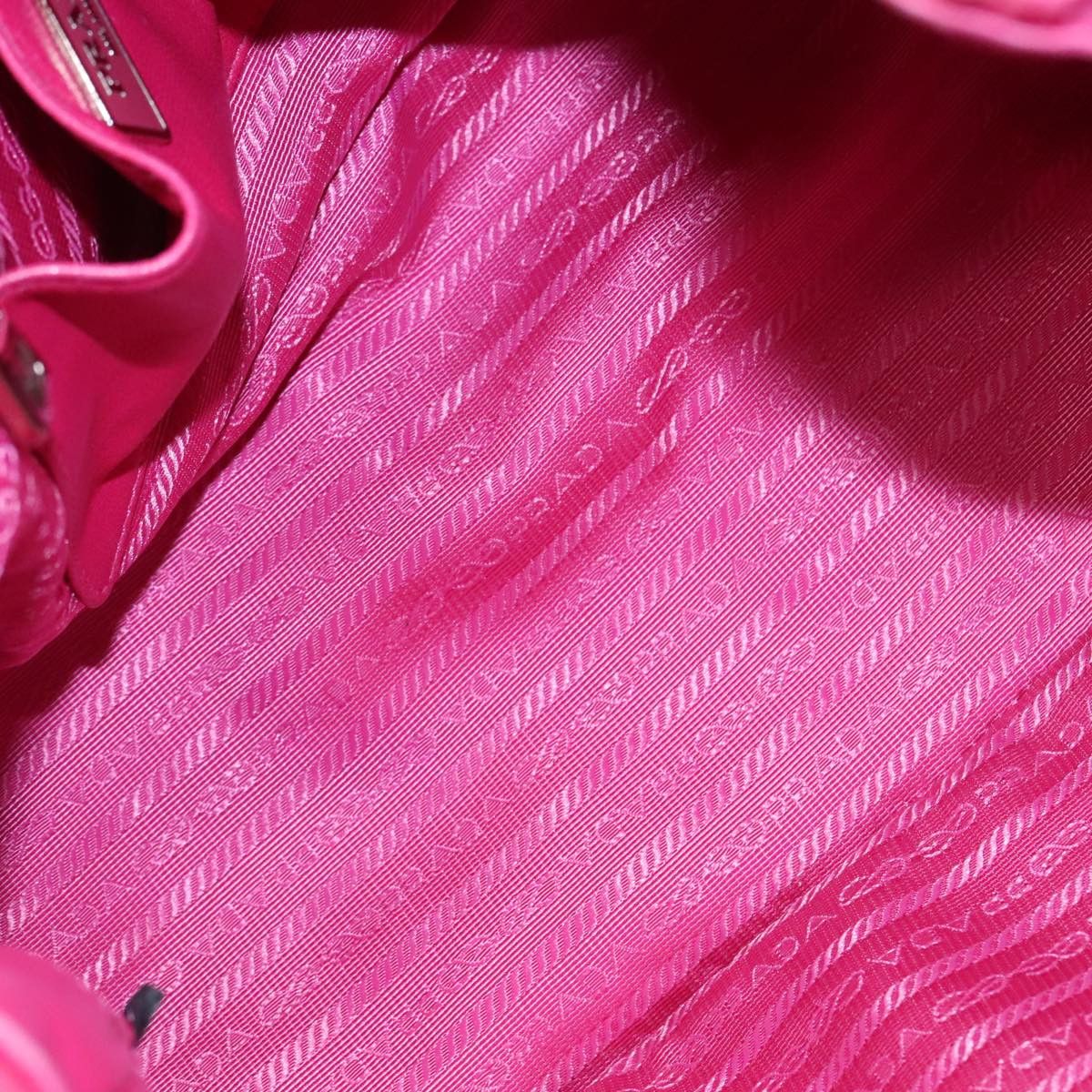 Prada Pink Synthetic Handbag (Pre-Owned) Size ONE SIZE - 10 Thumbnail