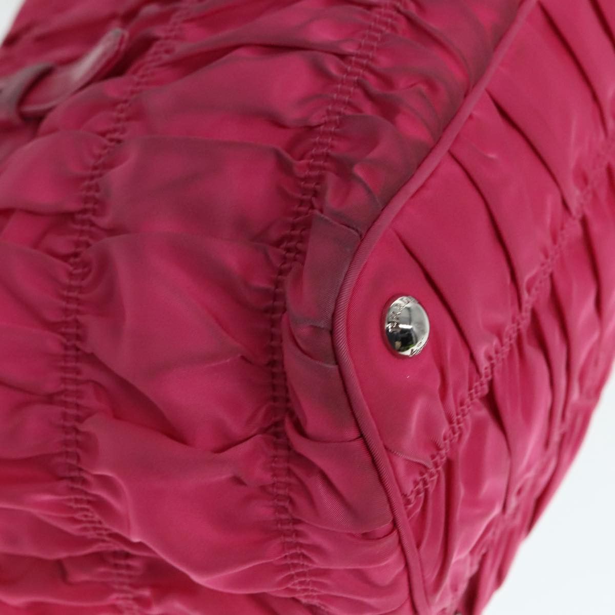 Prada Pink Synthetic Handbag (Pre-Owned) Size ONE SIZE - 8 Thumbnail