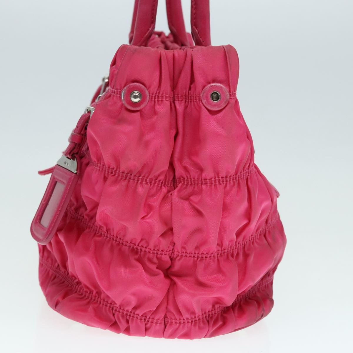 Prada Pink Synthetic Handbag (Pre-Owned) Size ONE SIZE - 3 Thumbnail