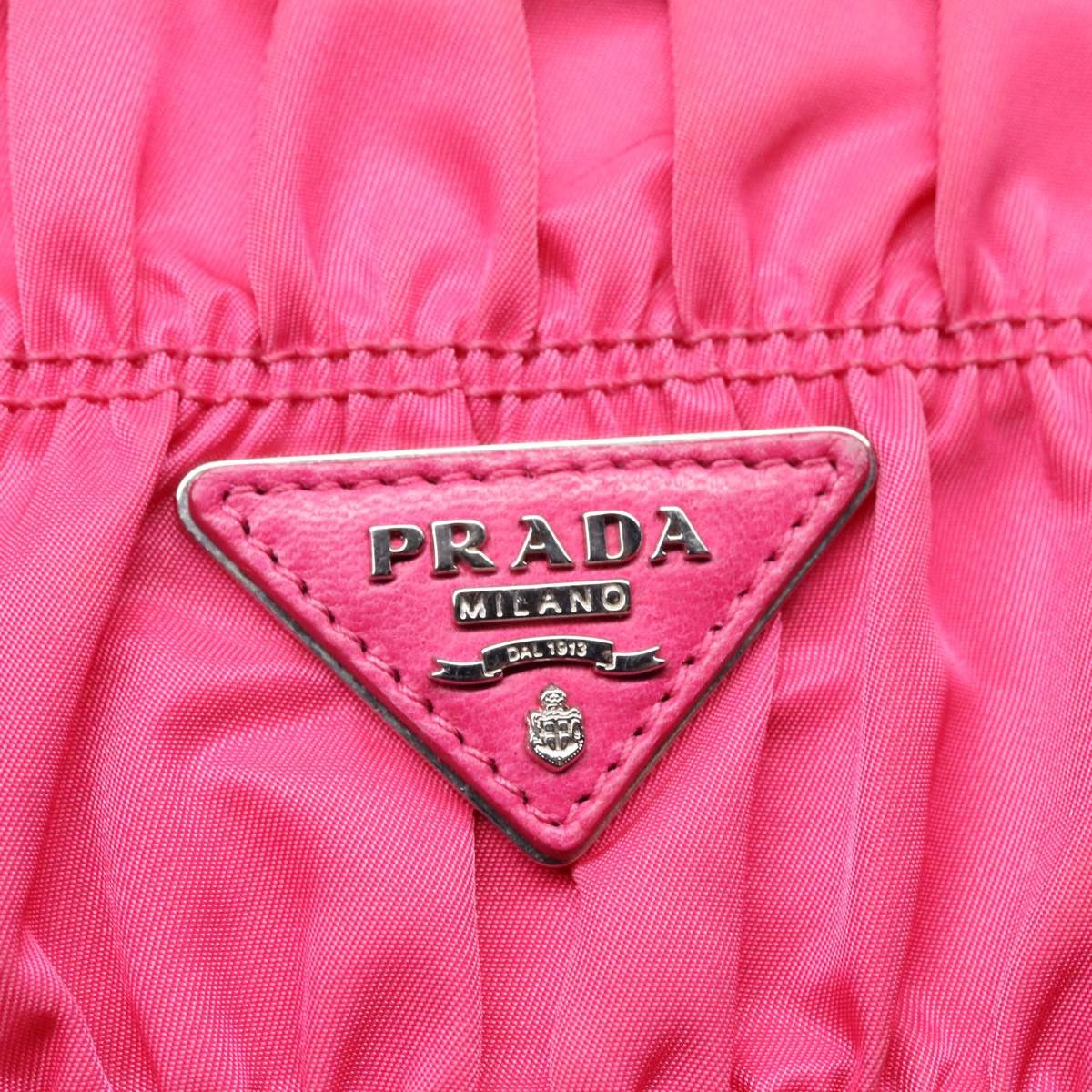 Prada Pink Synthetic Handbag (Pre-Owned) Size ONE SIZE - 19 Thumbnail