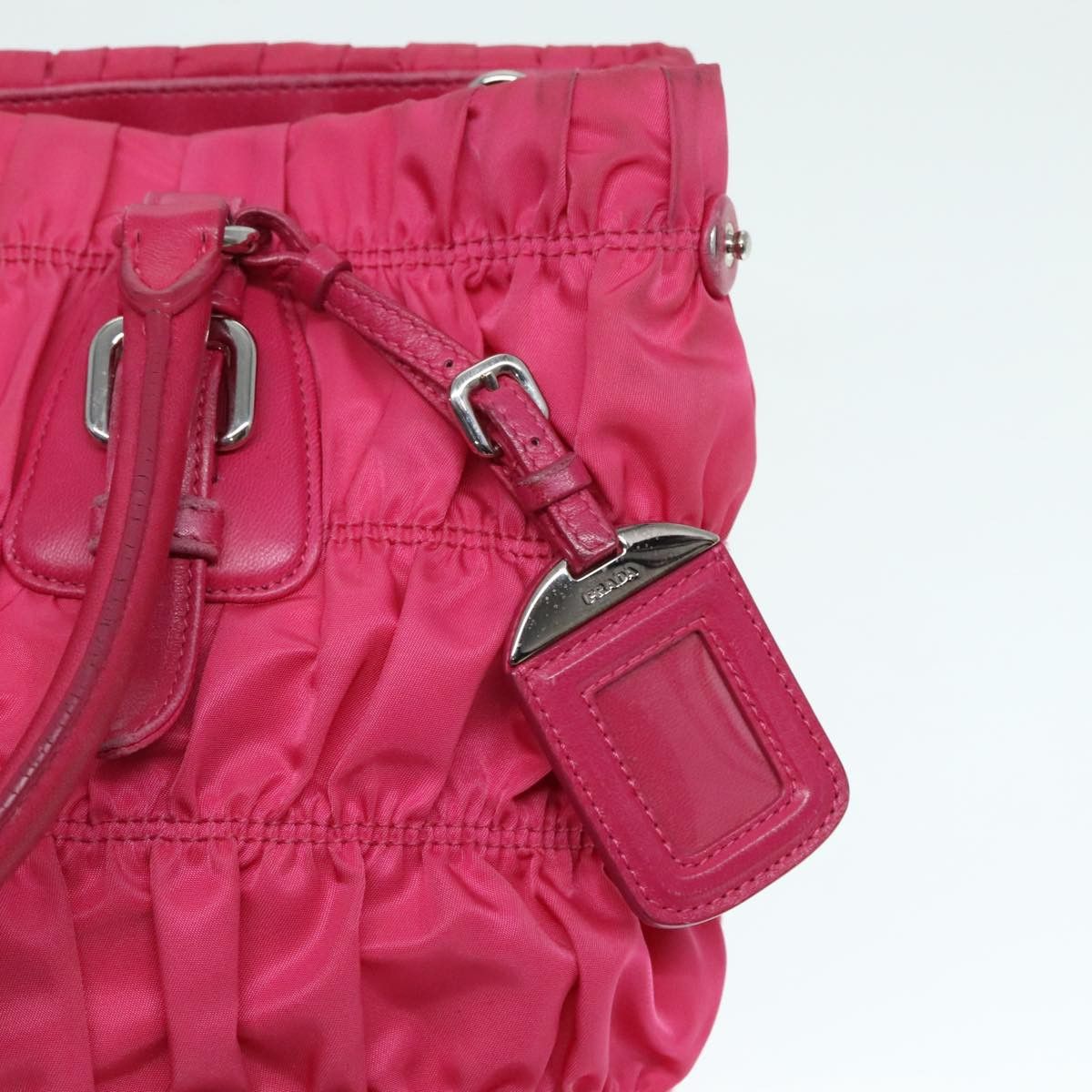 Prada Pink Synthetic Handbag (Pre-Owned) Size ONE SIZE - 20 Thumbnail