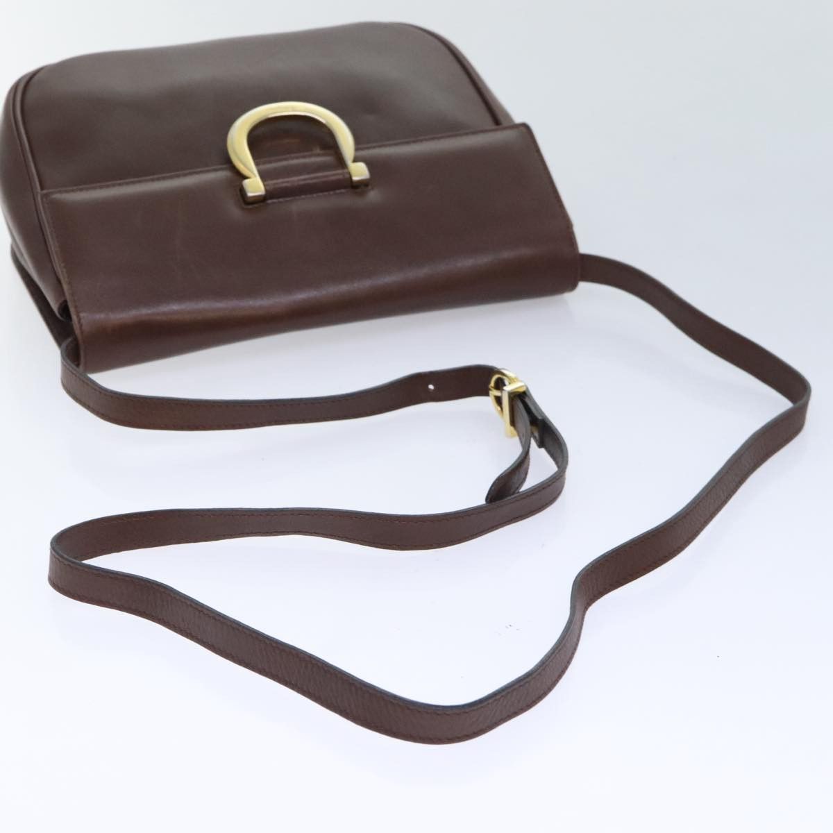 Salvatore Ferragamo Brown Leather Shoulder Bag (Pre-Owned) Size ONE SIZE - 5 Thumbnail