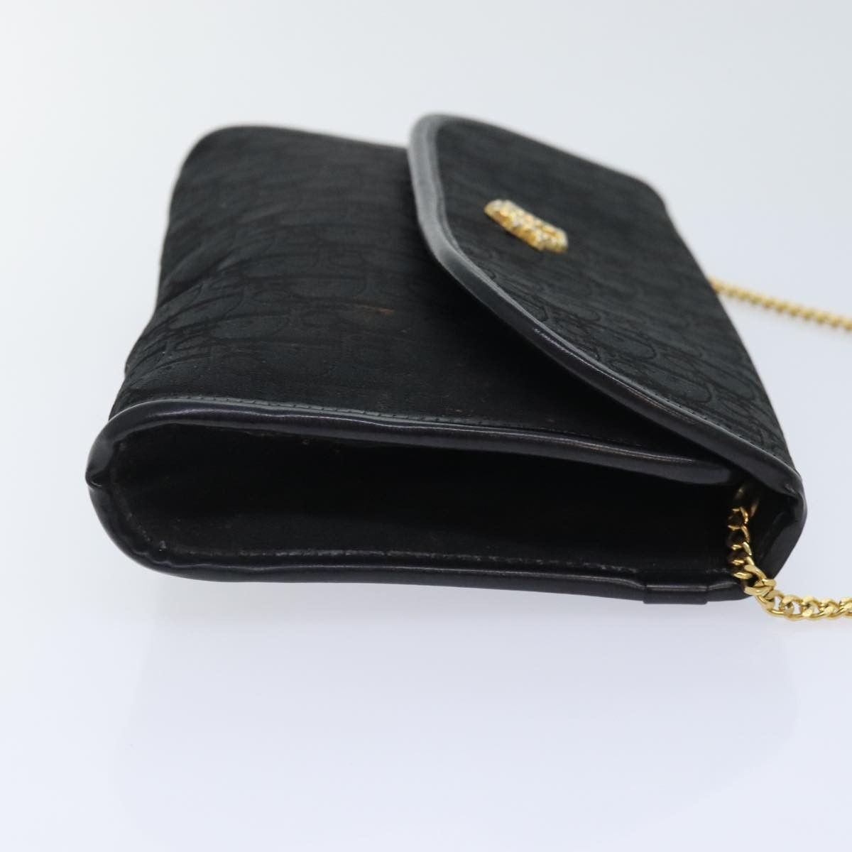 Dior Oblique Black Canvas Shoulder Bag (Pre-Owned) Size ONE SIZE - 13 Thumbnail