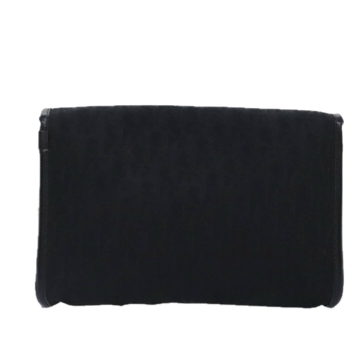 Dior Oblique Black Canvas Shoulder Bag (Pre-Owned) Size ONE SIZE - 2 Thumbnail