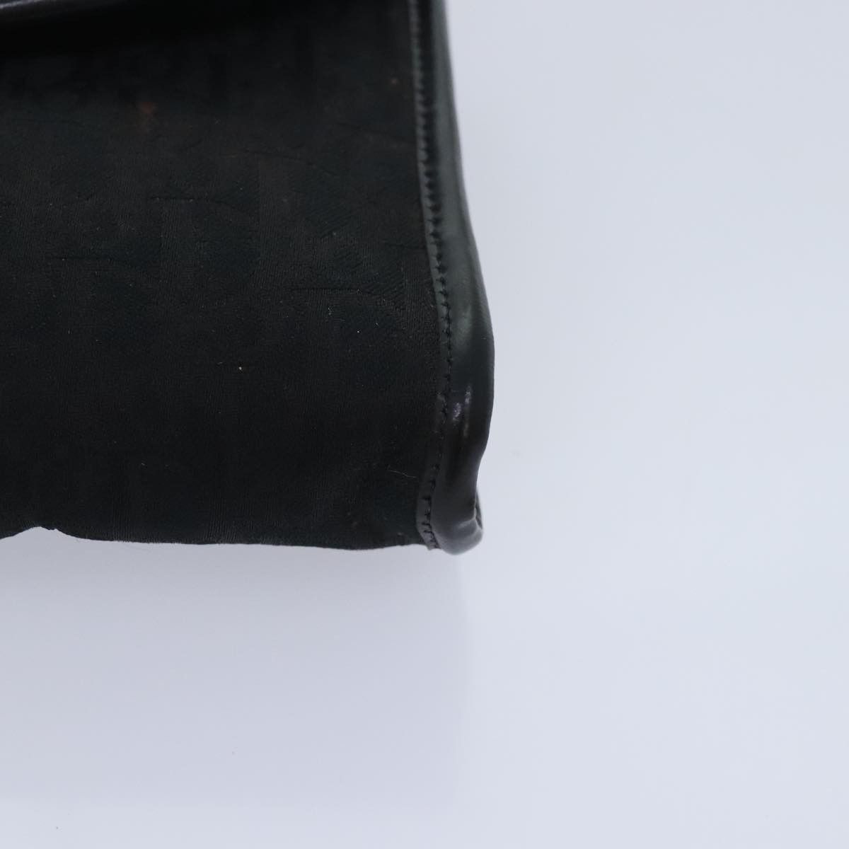 Dior Oblique Black Canvas Shoulder Bag (Pre-Owned) Size ONE SIZE - 9 Thumbnail