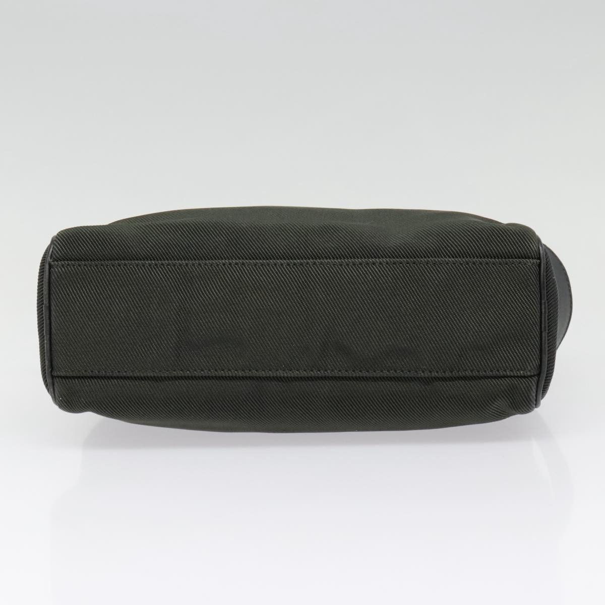 Salvatore Ferragamo Khaki Canvas Clutch Bag (Pre-Owned) Size ONE SIZE - 12 Thumbnail