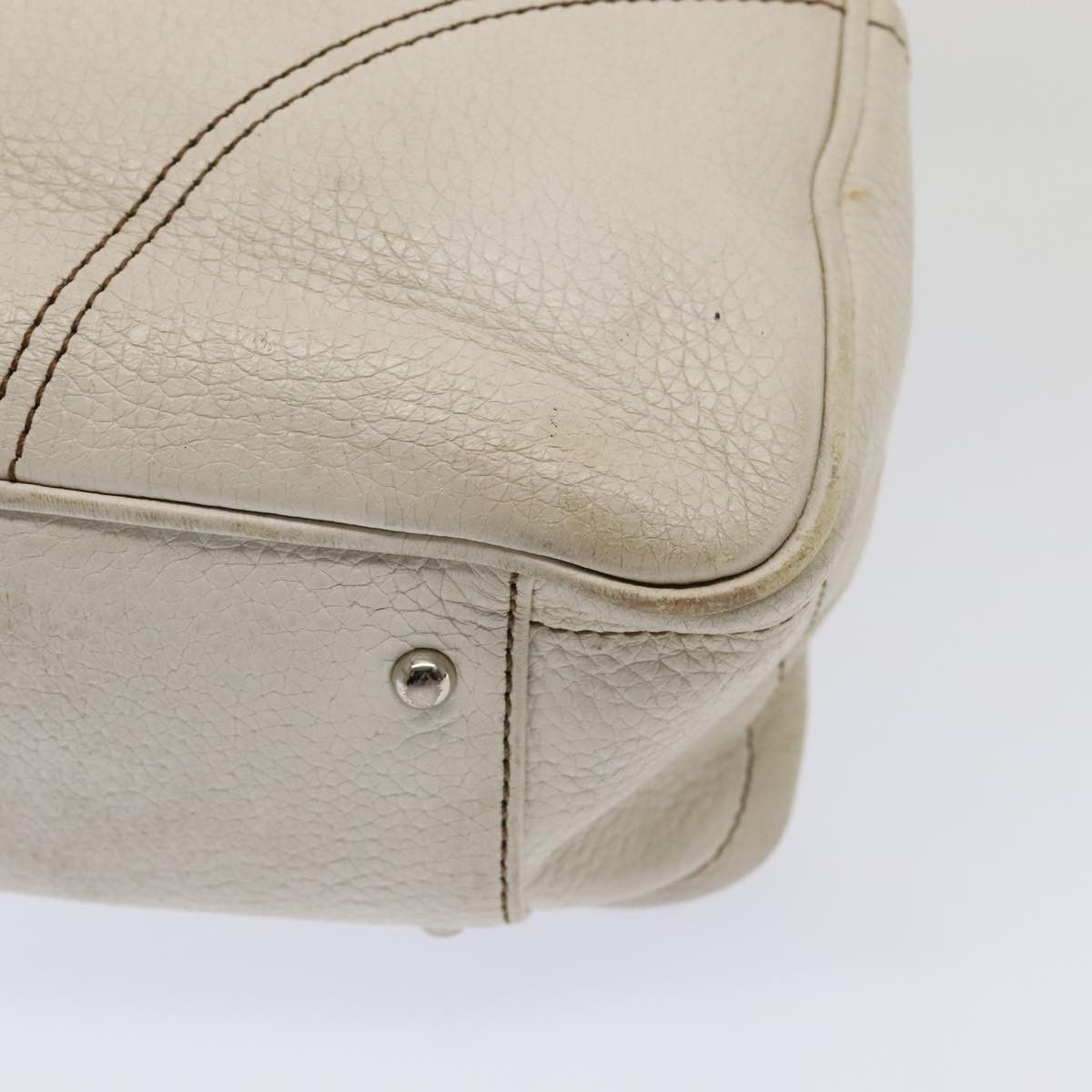 MCM White Leather Shoulder Bag (Pre-Owned) Size ONE SIZE - 10 Thumbnail