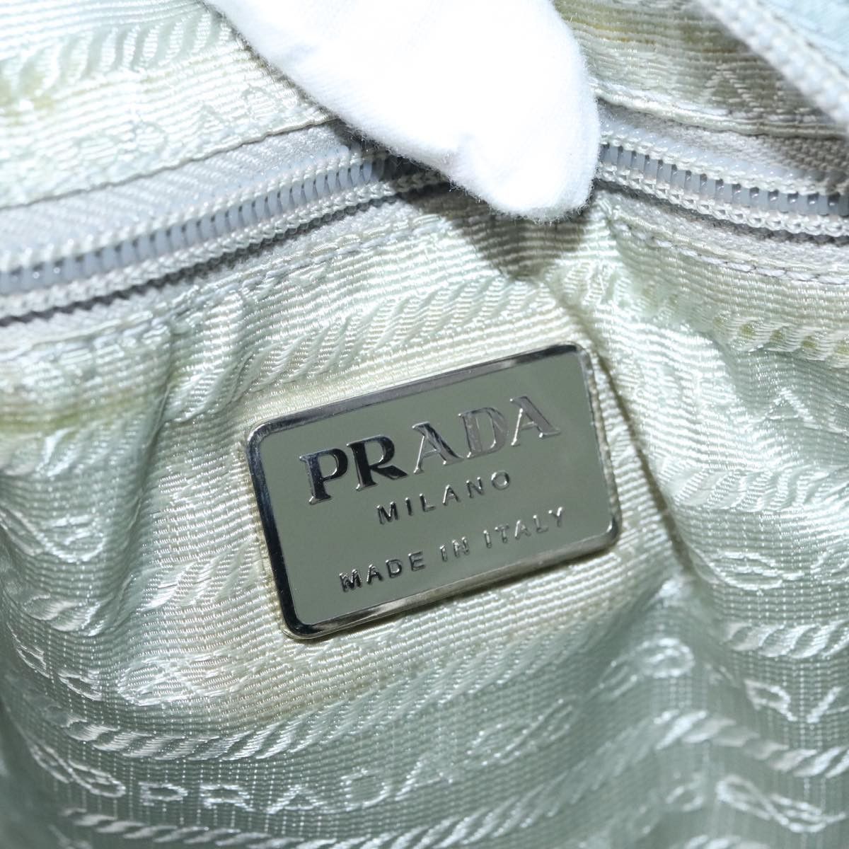 Prada Tessuto Blue Synthetic Shoulder Bag (Pre-Owned) Size ONE SIZE - 13 Thumbnail