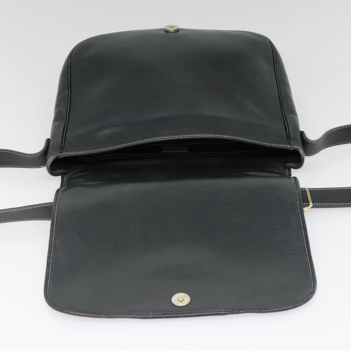 Dior Cd Black Leather Shoulder Bag (Pre-Owned) Size ONE SIZE - 19 Thumbnail