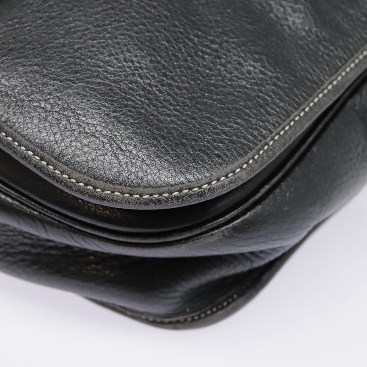 Dior Cd Black Leather Shoulder Bag (Pre-Owned) Size ONE SIZE - 9 Thumbnail