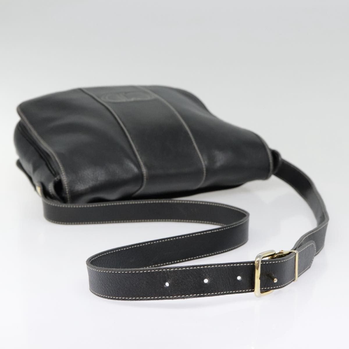 Dior Cd Black Leather Shoulder Bag (Pre-Owned) Size ONE SIZE - 5 Thumbnail