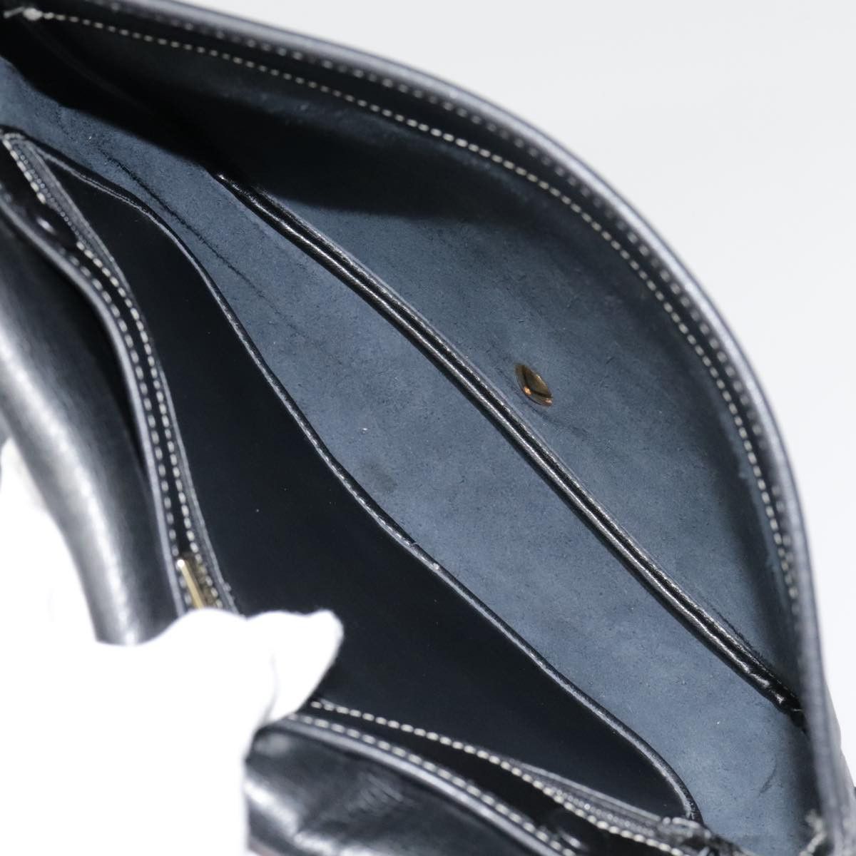 Dior Cd Black Leather Shoulder Bag (Pre-Owned) Size ONE SIZE - 12 Thumbnail
