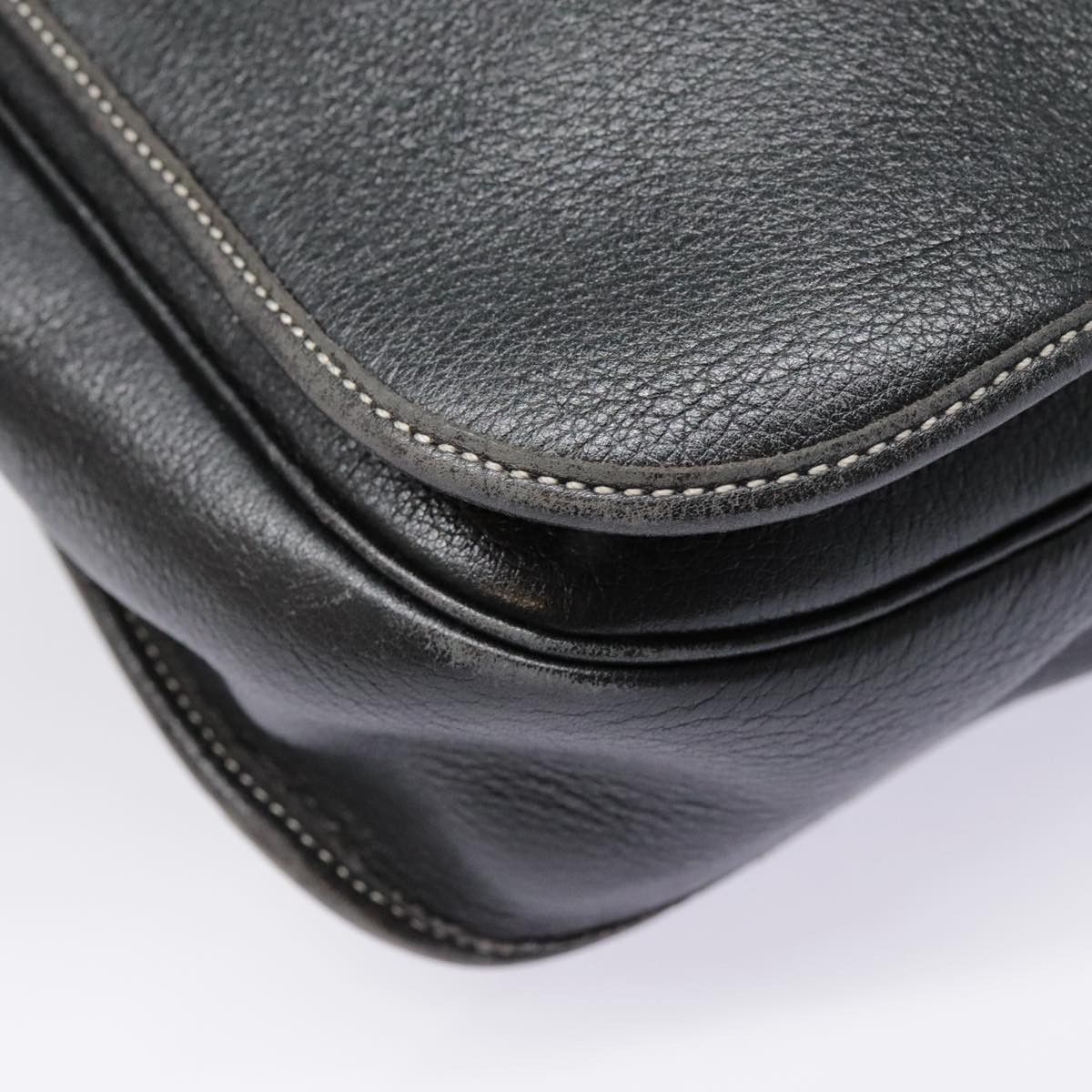Dior Cd Black Leather Shoulder Bag (Pre-Owned) Size ONE SIZE - 8 Thumbnail