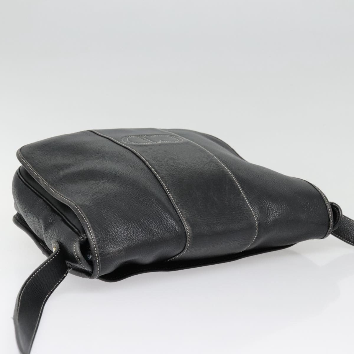 Dior Cd Black Leather Shoulder Bag (Pre-Owned) Size ONE SIZE - 15 Thumbnail