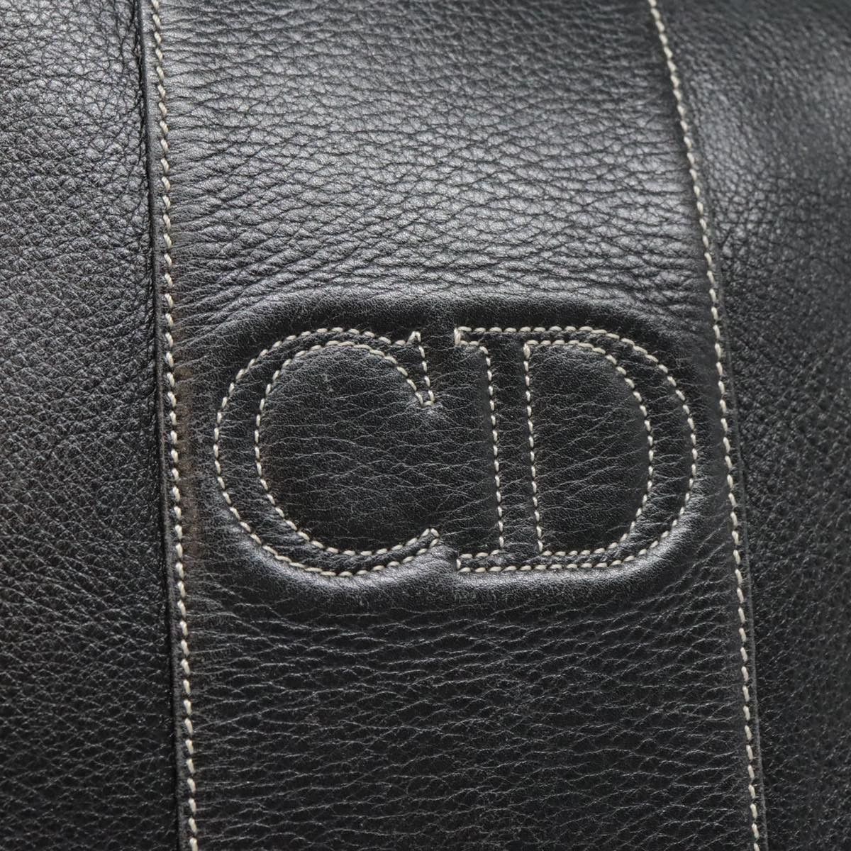 Dior Cd Black Leather Shoulder Bag (Pre-Owned) Size ONE SIZE - 18 Thumbnail