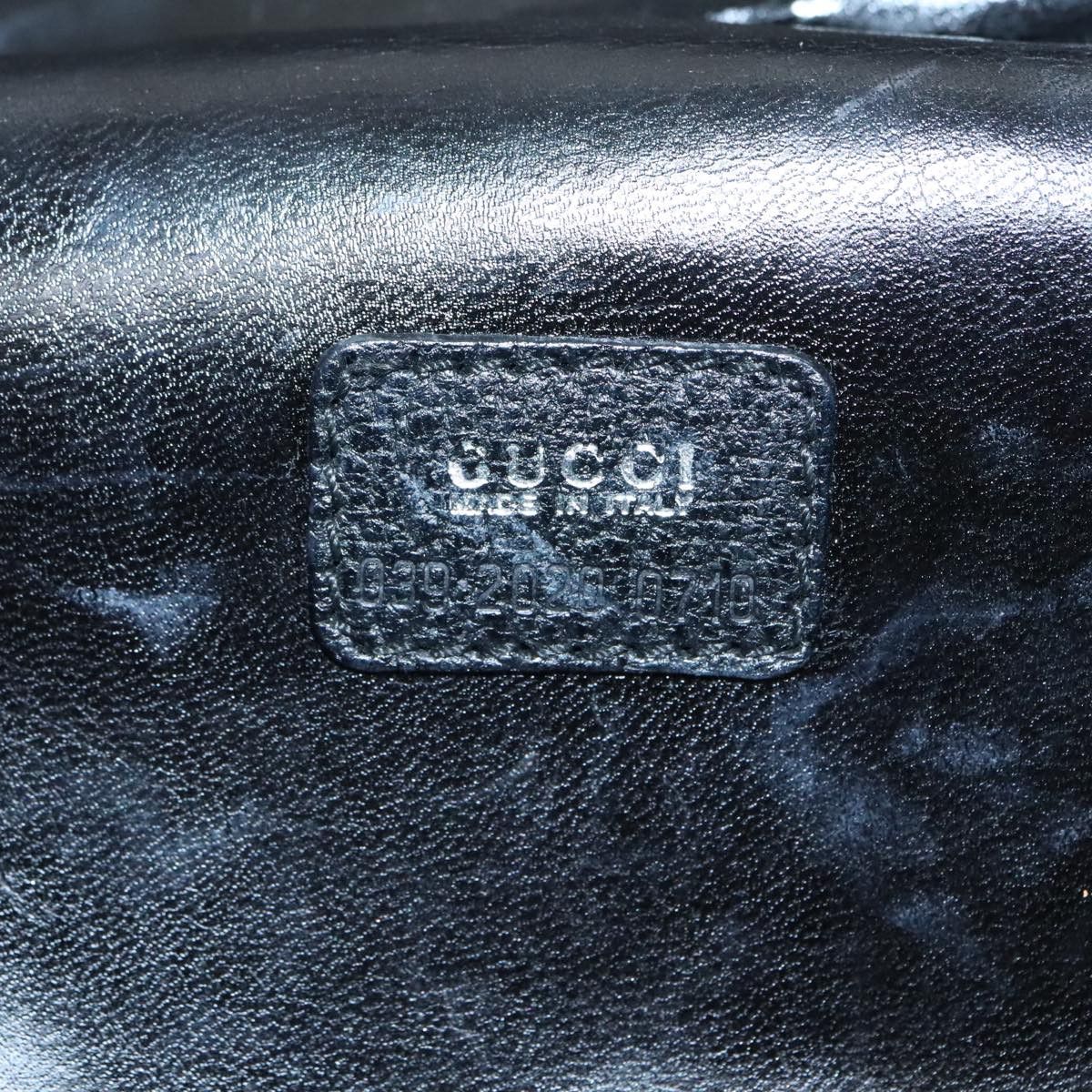 Gucci Vanity Black Leather Handbag (Pre-Owned) Size ONE SIZE - 8 Thumbnail