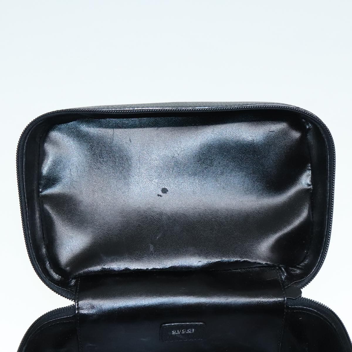Gucci Vanity Black Leather Handbag (Pre-Owned) Size ONE SIZE - 19 Thumbnail
