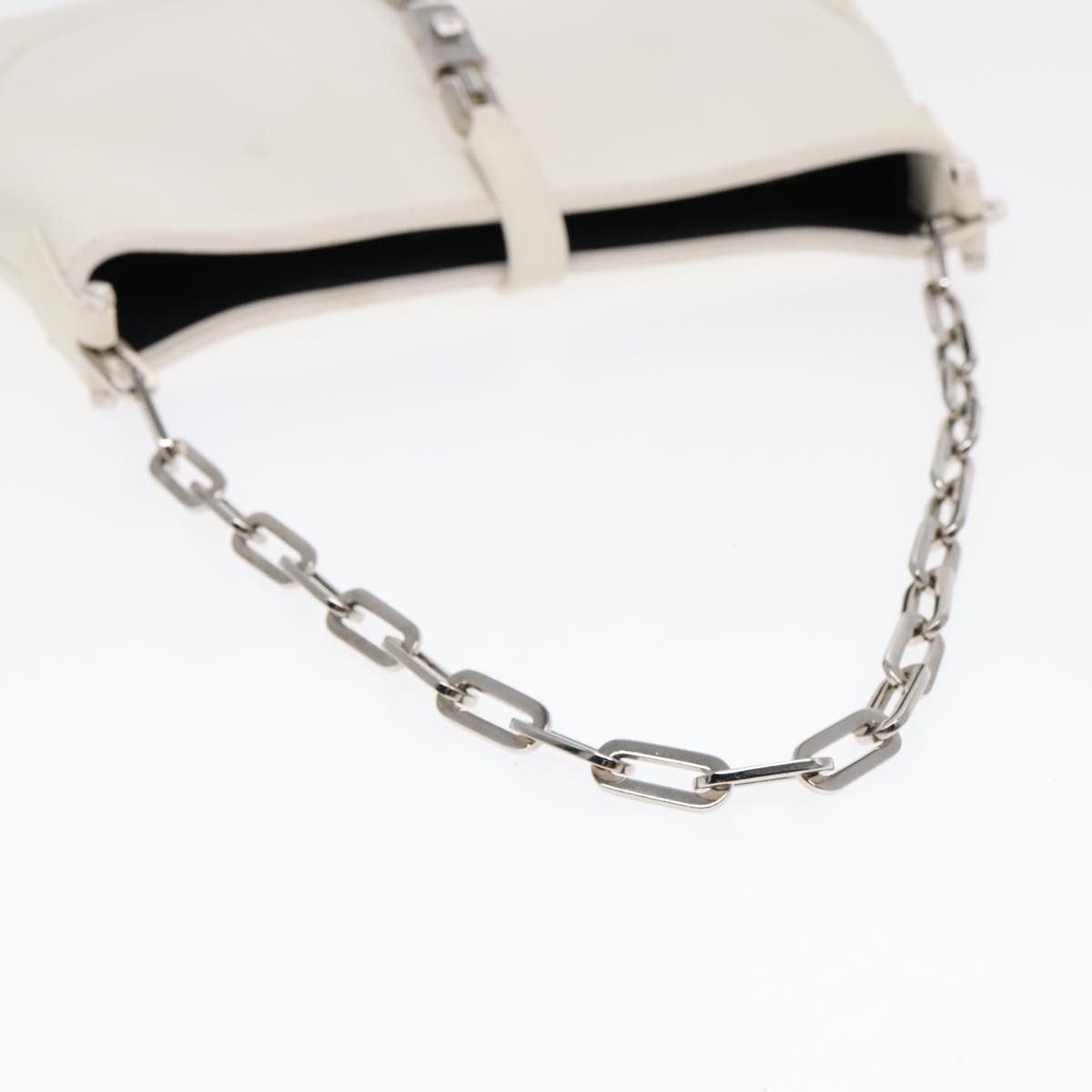 Gucci White Leather Shoulder Bag (Pre-Owned) Size ONE SIZE - 5 Thumbnail