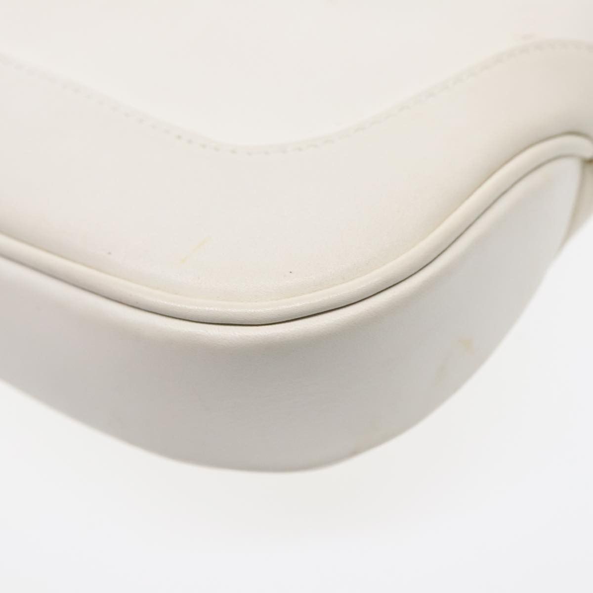 Gucci White Leather Shoulder Bag (Pre-Owned) Size ONE SIZE - 8 Thumbnail