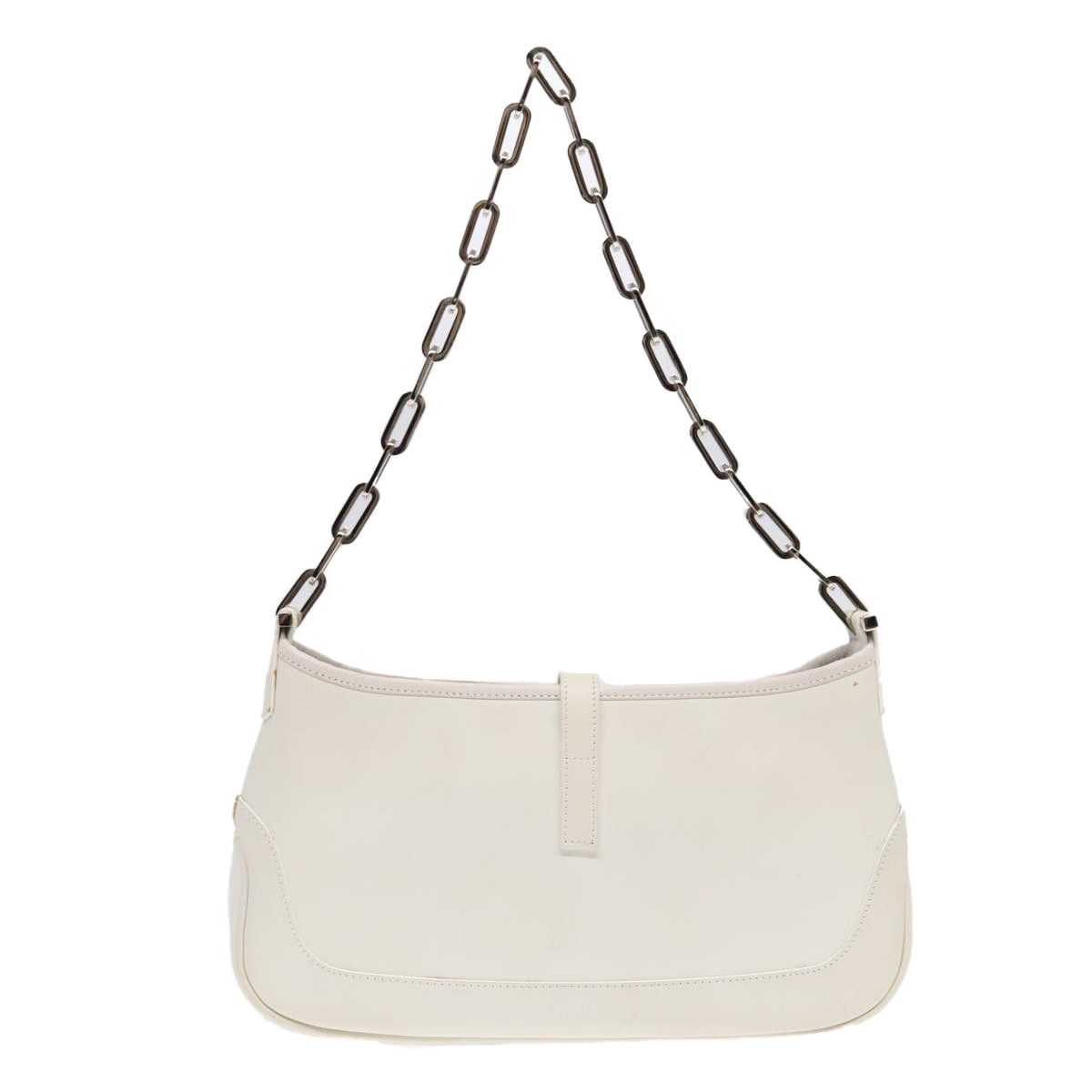 Gucci White Leather Shoulder Bag (Pre-Owned) Size ONE SIZE - 2 Thumbnail