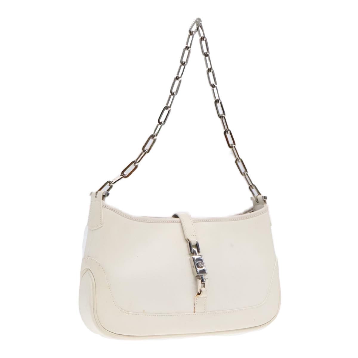 Gucci White Leather Shoulder Bag (Pre-Owned) Size ONE SIZE - 15 Thumbnail