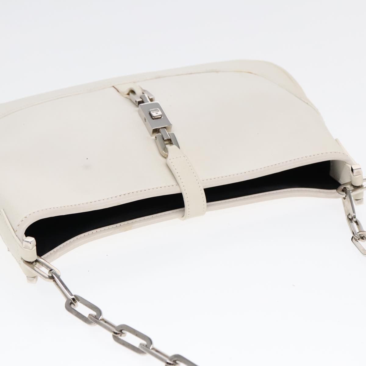 Gucci White Leather Shoulder Bag (Pre-Owned) Size ONE SIZE - 14 Thumbnail