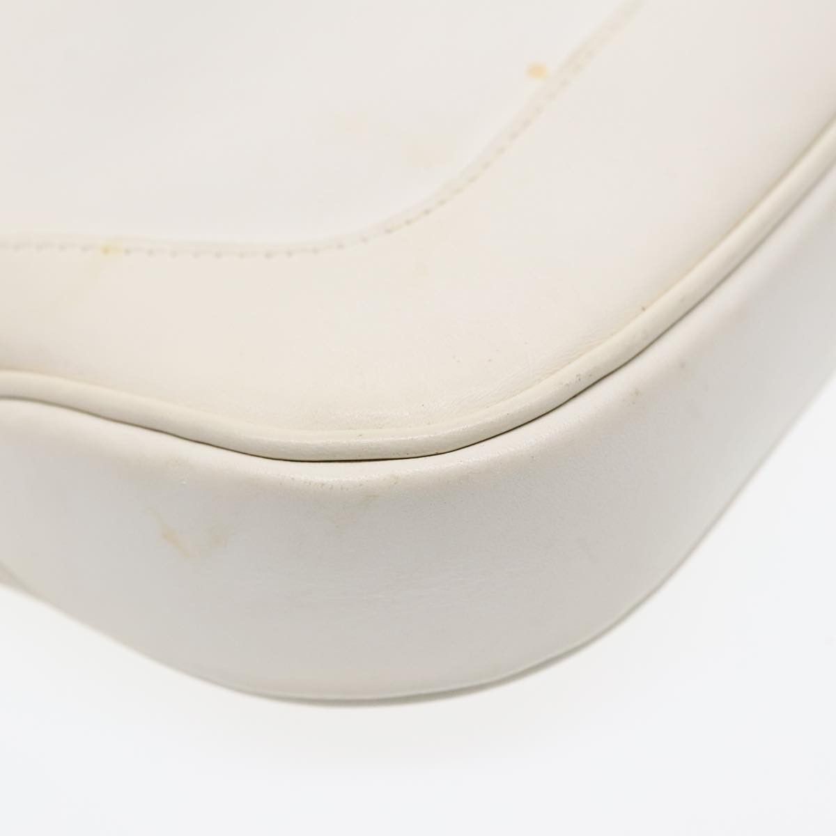 Gucci White Leather Shoulder Bag (Pre-Owned) Size ONE SIZE - 7 Thumbnail