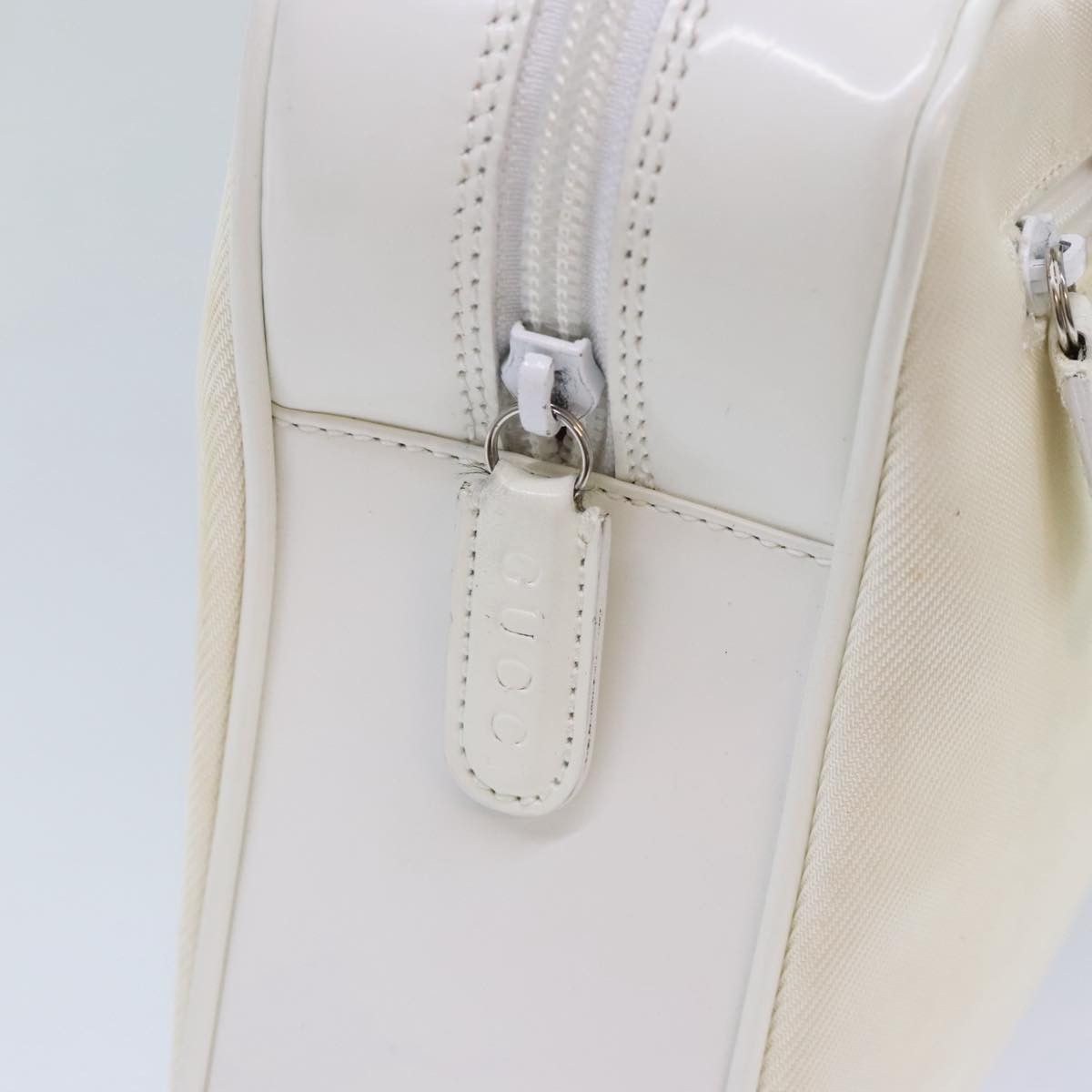 Gucci Bamboo White Leather Handbag (Pre-Owned) Size ONE SIZE - 19 Thumbnail
