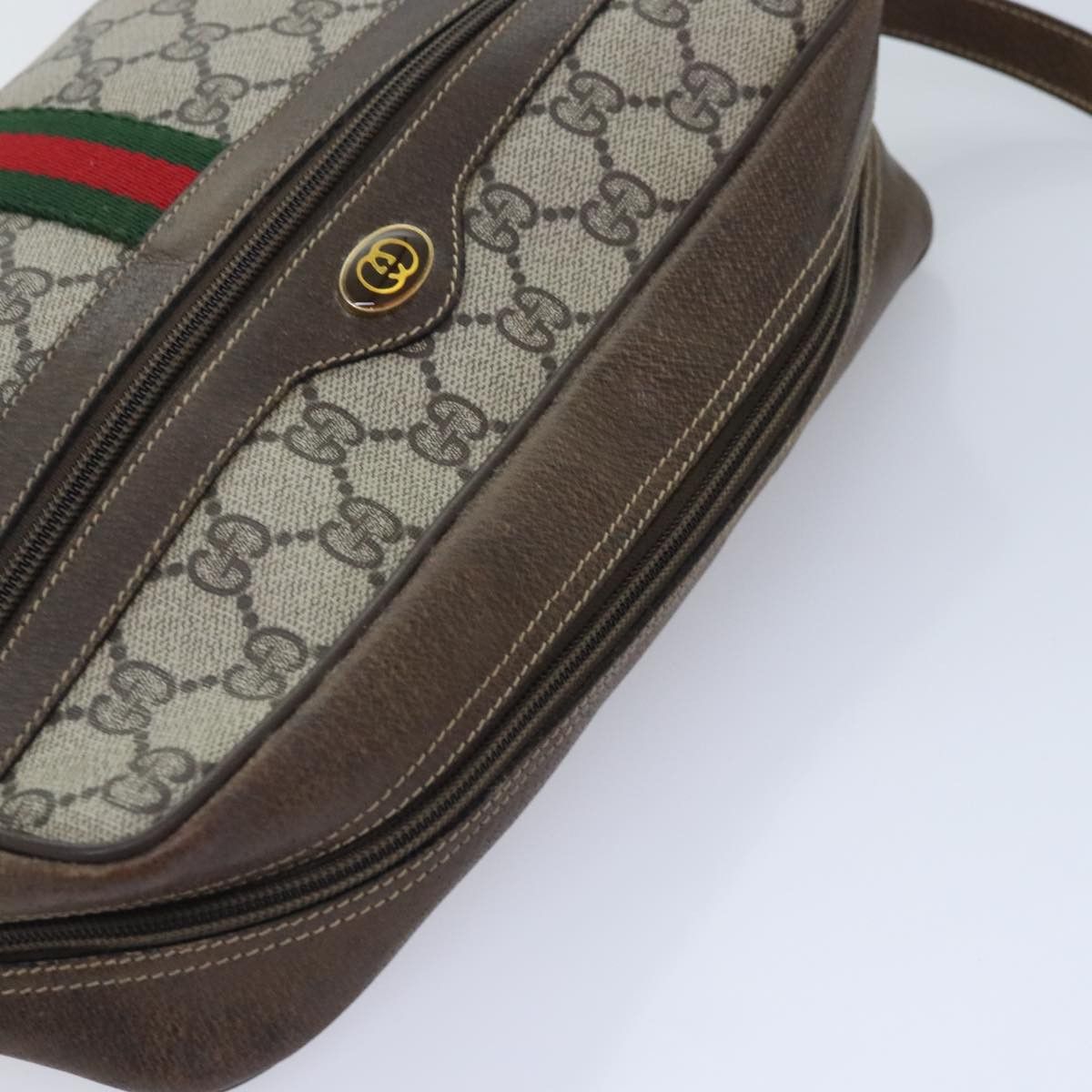 Gucci Ophidia Beige Canvas Shoulder Bag (Pre-Owned) Size ONE SIZE - 12 Thumbnail