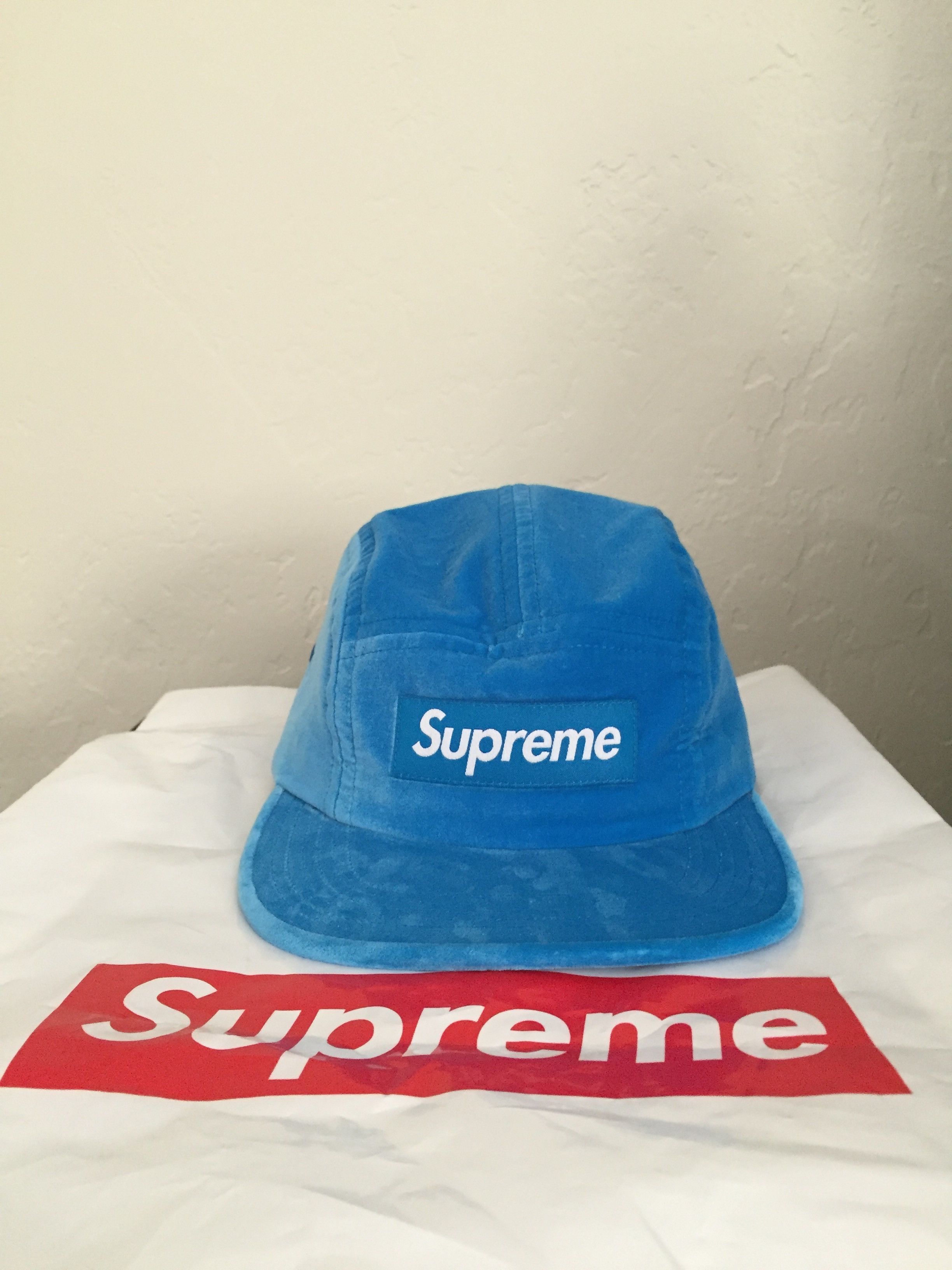 Neon Velour Camp Cap