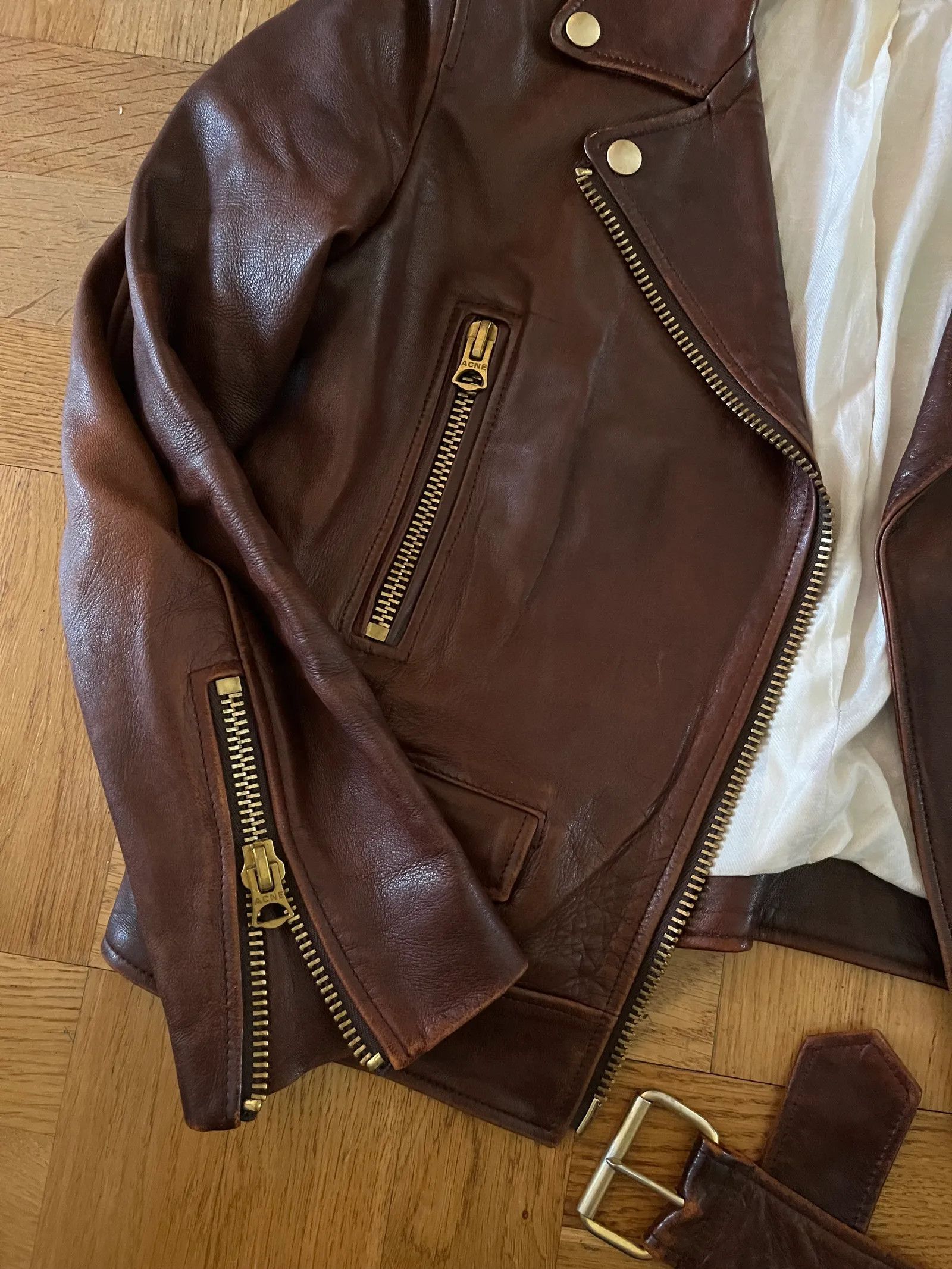 Acne Studios Acne Studios Leather Jacket Size XS / US 0-2 / IT 36-38 - 3 Thumbnail