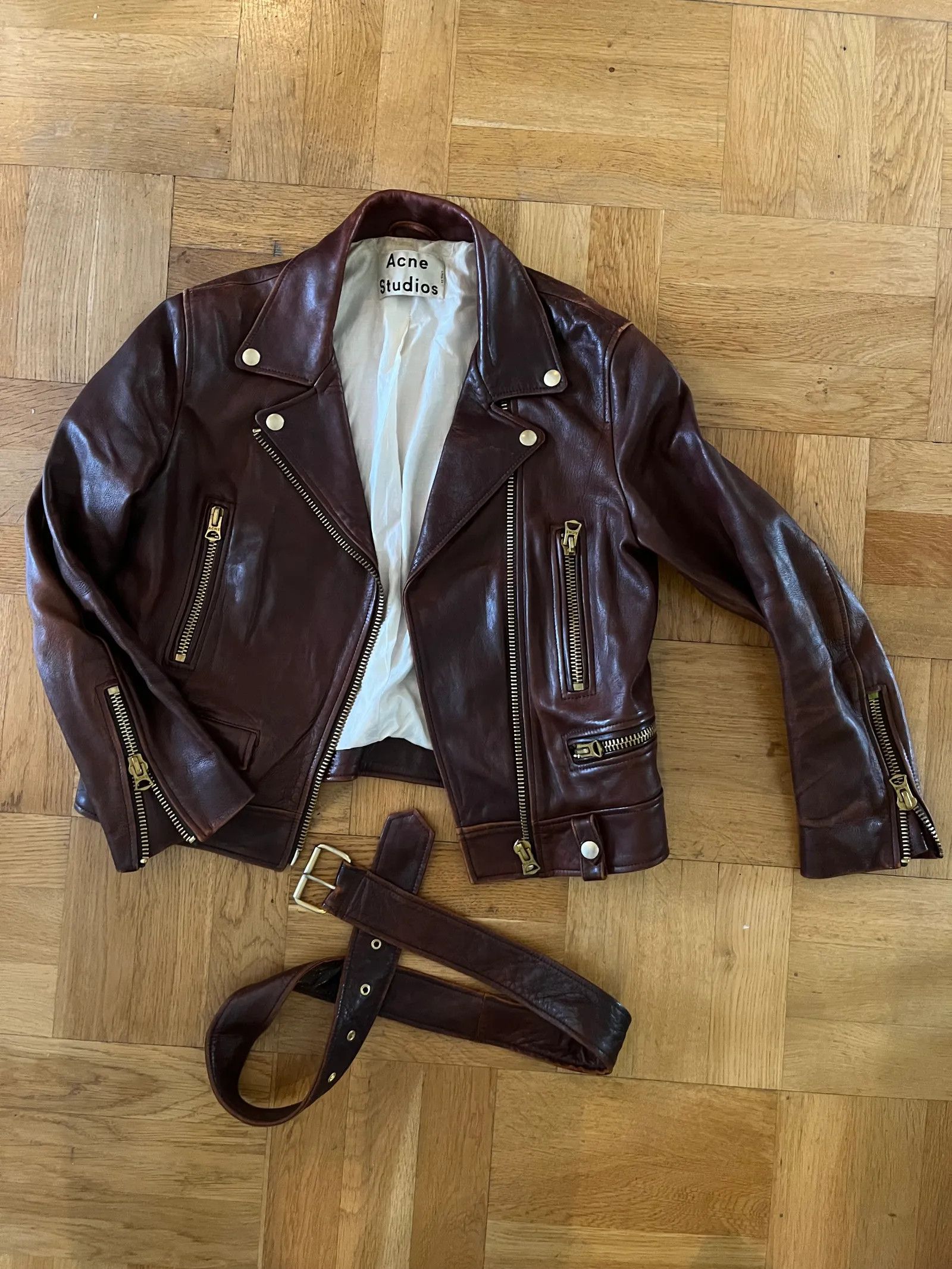 Acne Studios Acne Studios Leather Jacket Size XS / US 0-2 / IT 36-38 - 2 Thumbnail