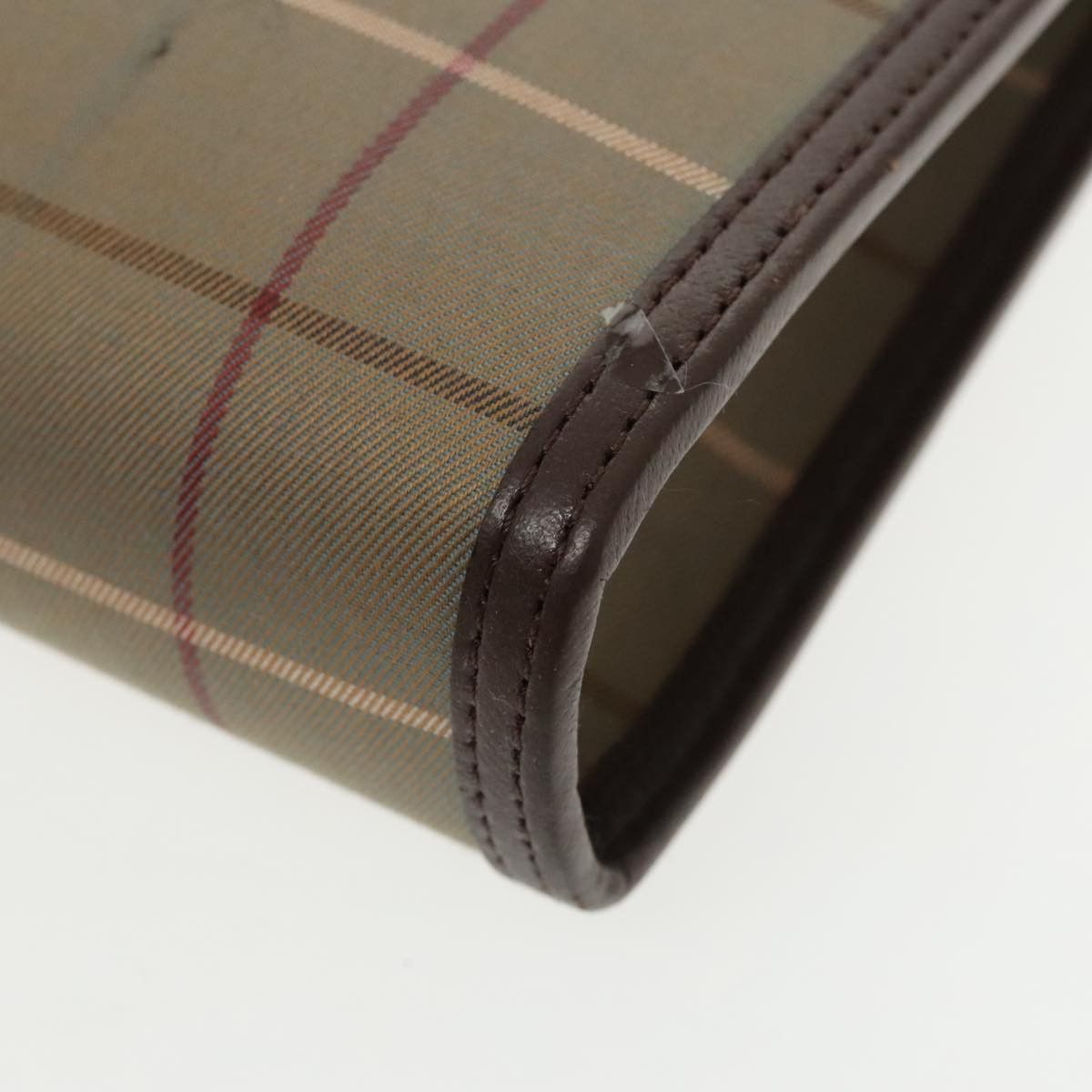 Burberry Nova Check Brown Canvas Clutch Bag (Pre-Owned) Size ONE SIZE - 7 Thumbnail