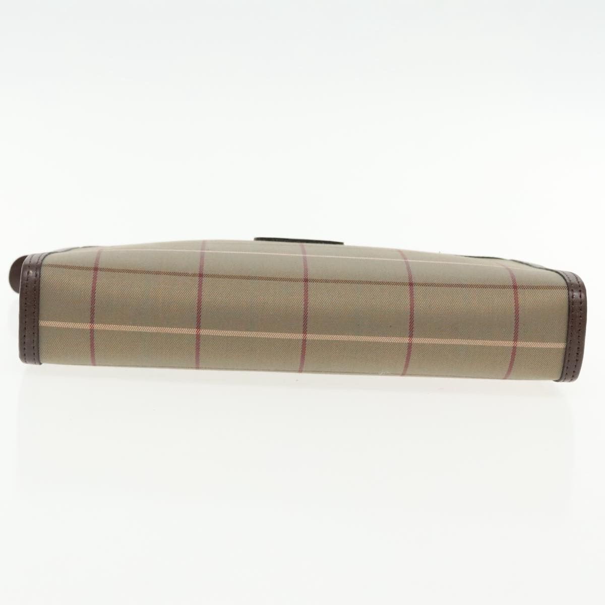 Burberry Nova Check Brown Canvas Clutch Bag (Pre-Owned) Size ONE SIZE - 13 Thumbnail