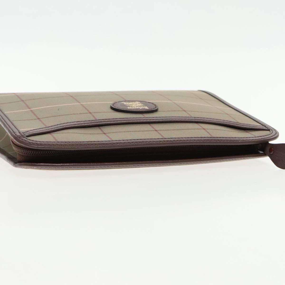 Burberry Nova Check Brown Canvas Clutch Bag (Pre-Owned) Size ONE SIZE - 12 Thumbnail