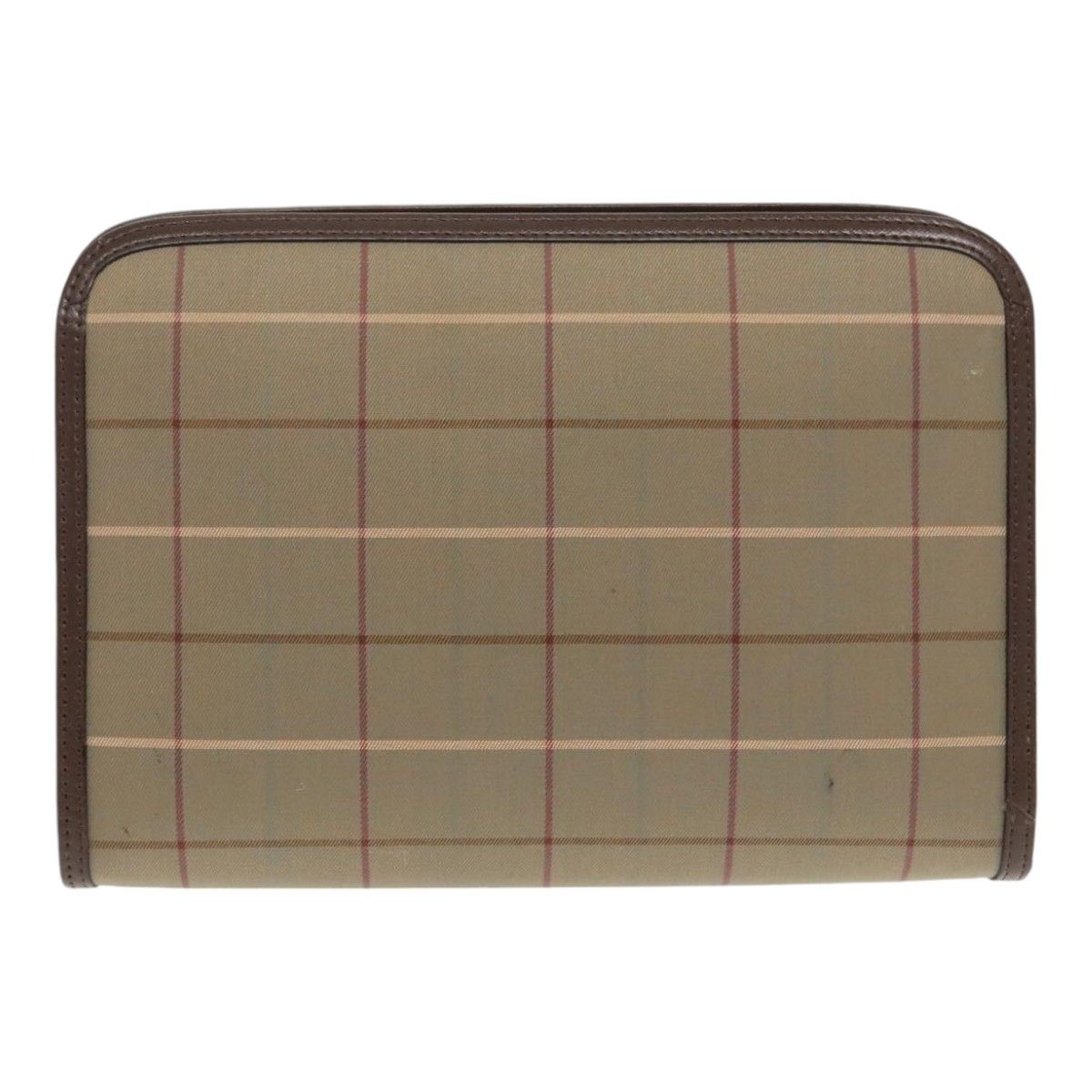 Burberry Nova Check Brown Canvas Clutch Bag (Pre-Owned) Size ONE SIZE - 2 Thumbnail